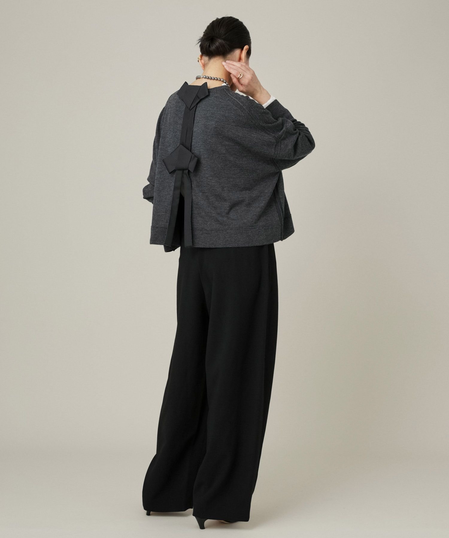 Curensology｜ダブルクロスツータックパンツ | Rakuten Fashion(楽天