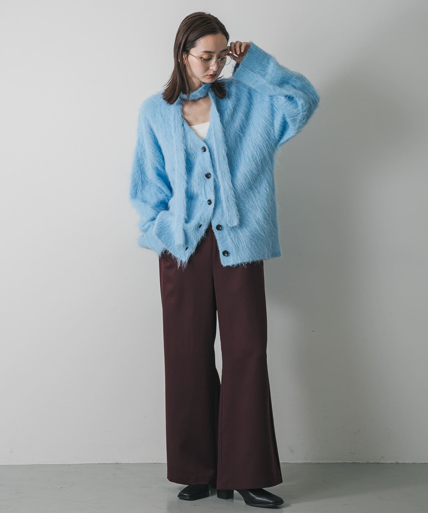 SENSE OF PLACE｜タイツキシャギーカーディガン | Rakuten Fashion