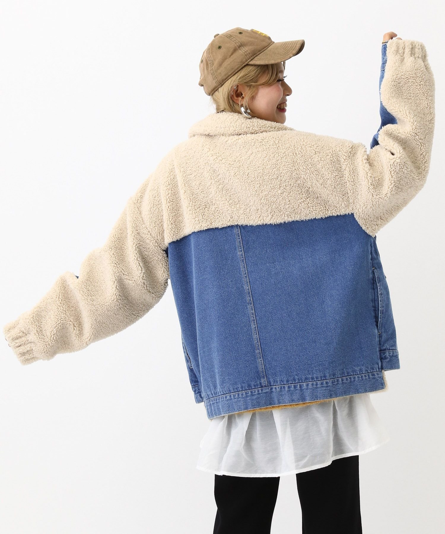 LEPSIM｜デニムボアドッキングジャケット | Rakuten Fashion(楽天