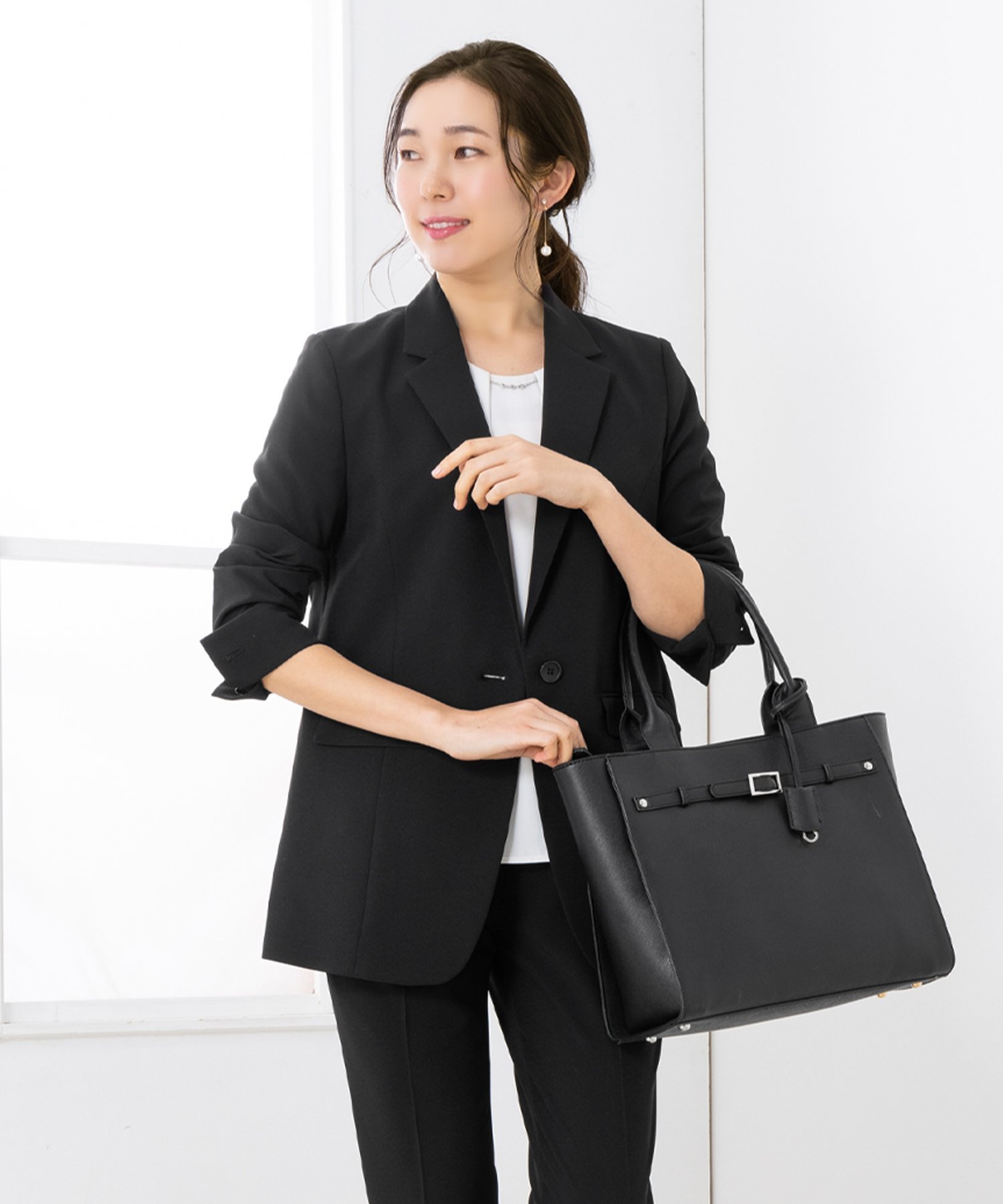 AddRouge｜スーツ レディース パンツ セットアップ 洗える ビジネス