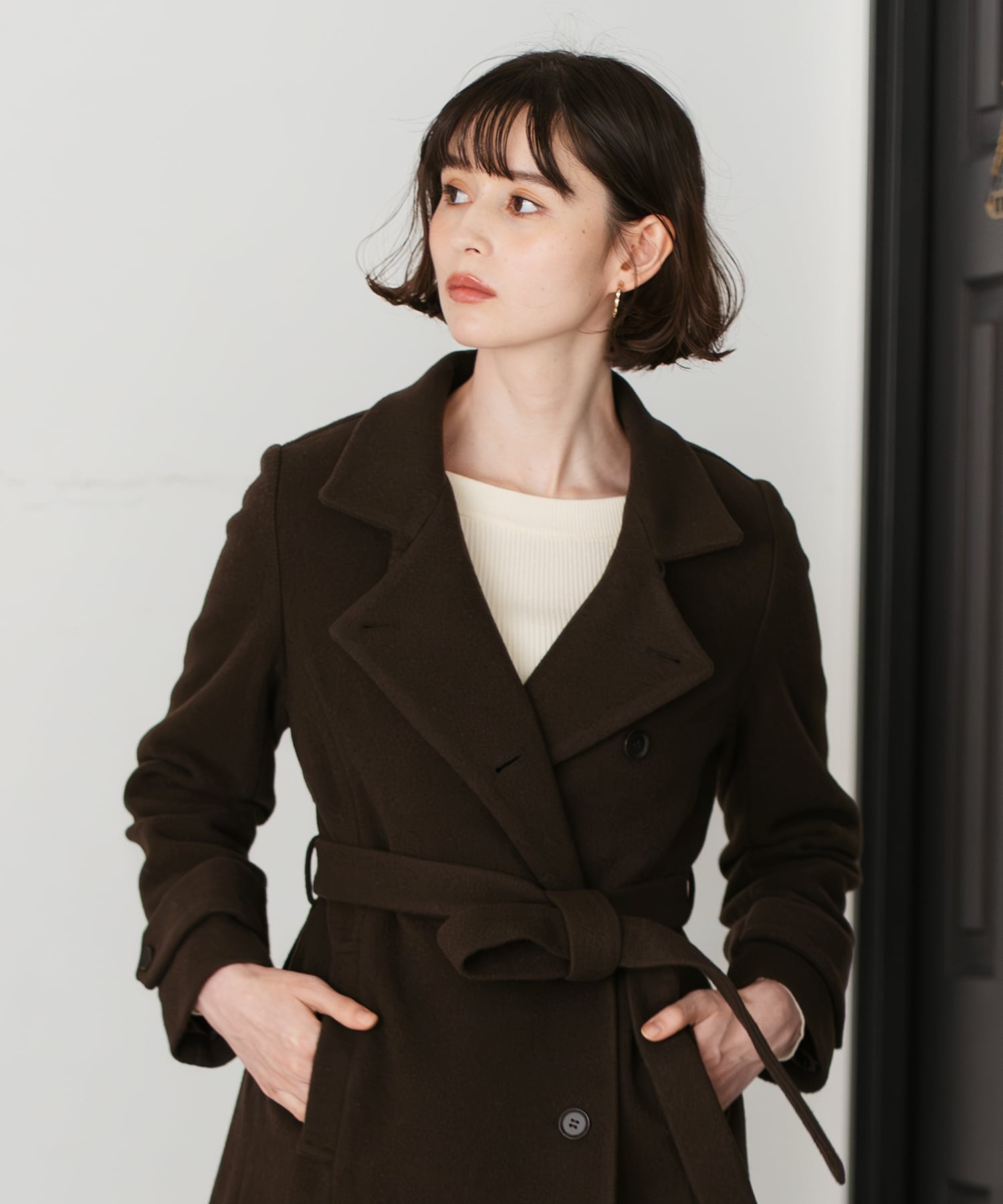 31 Sons de mode｜2025秋冬新作 スタンドカラーロングコート | Rakuten
