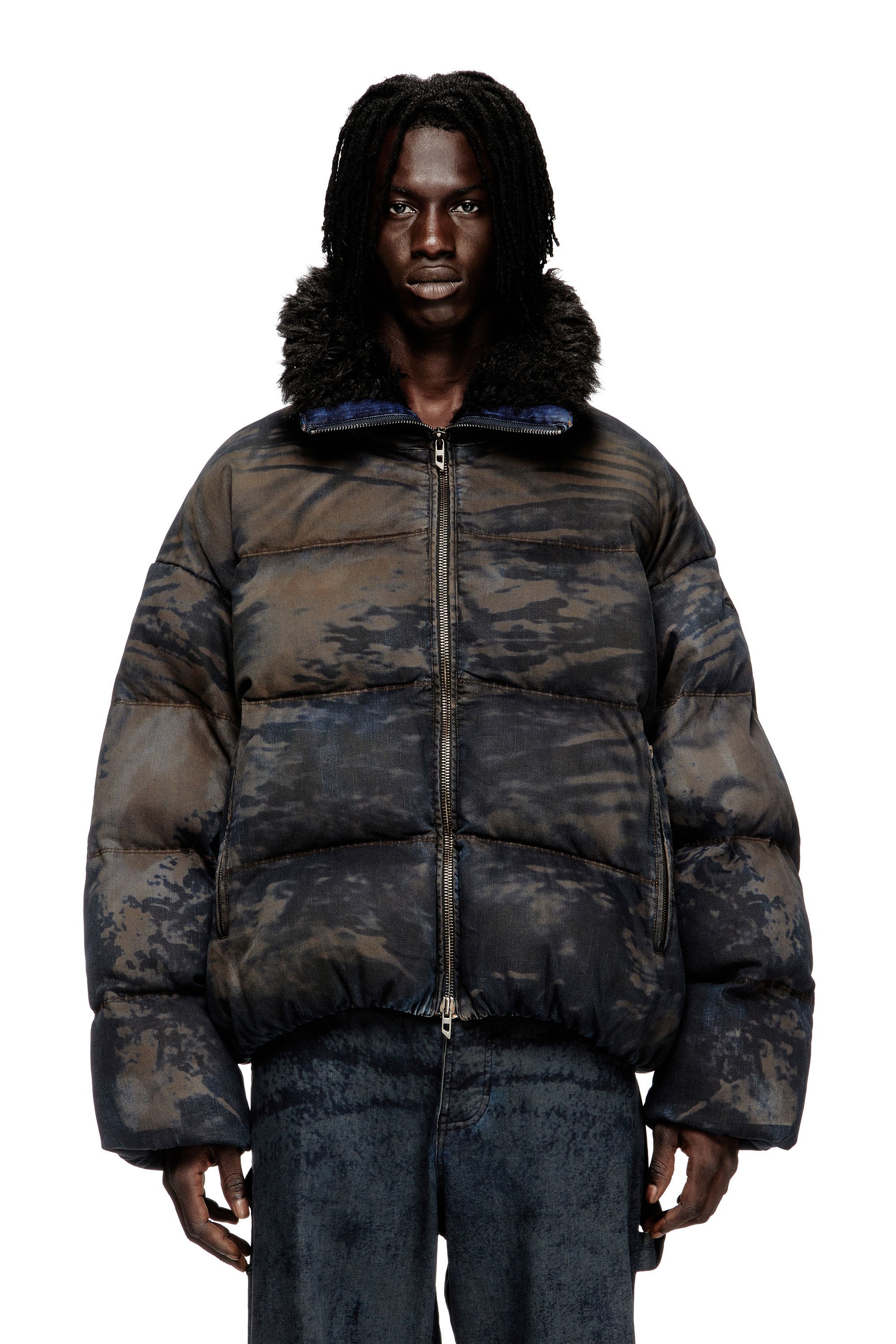 DIESEL｜メンズ パファージャケット W-SPIDER | Rakuten Fashion(楽天