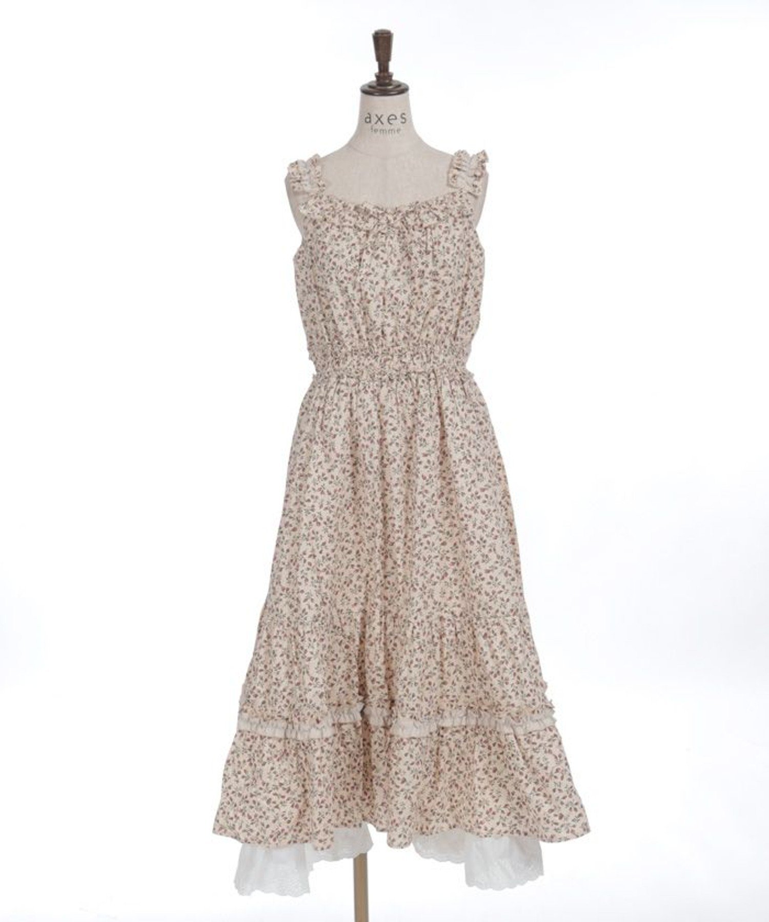 axes femme｜フリル*コットンレースワンピース | Rakuten Fashion(楽天
