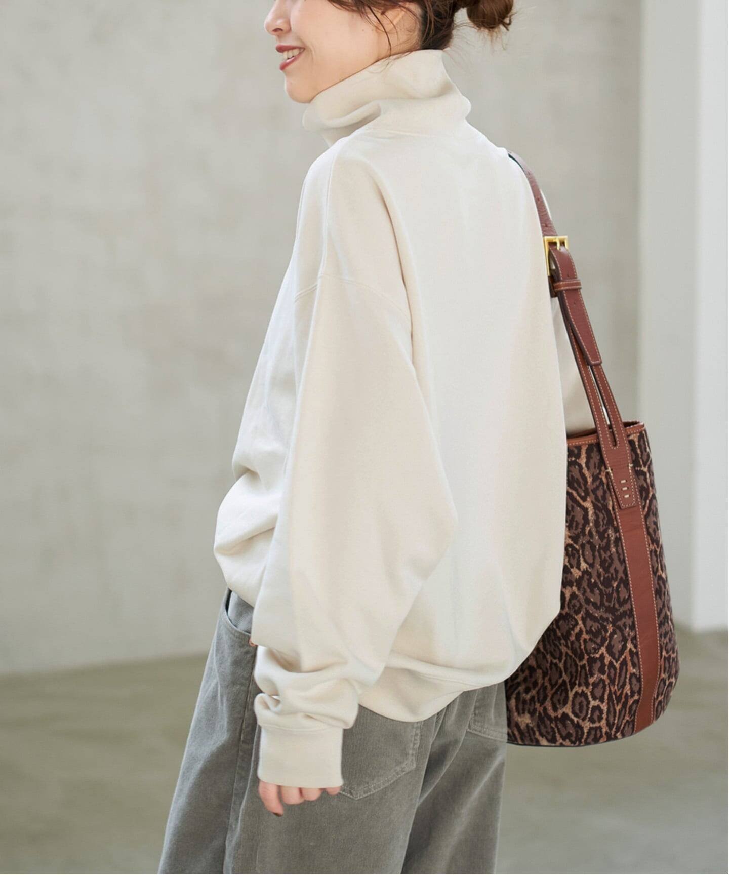 Spick & Span｜《WEB限定 / 追加》裏毛ハイネックプルオーバー
