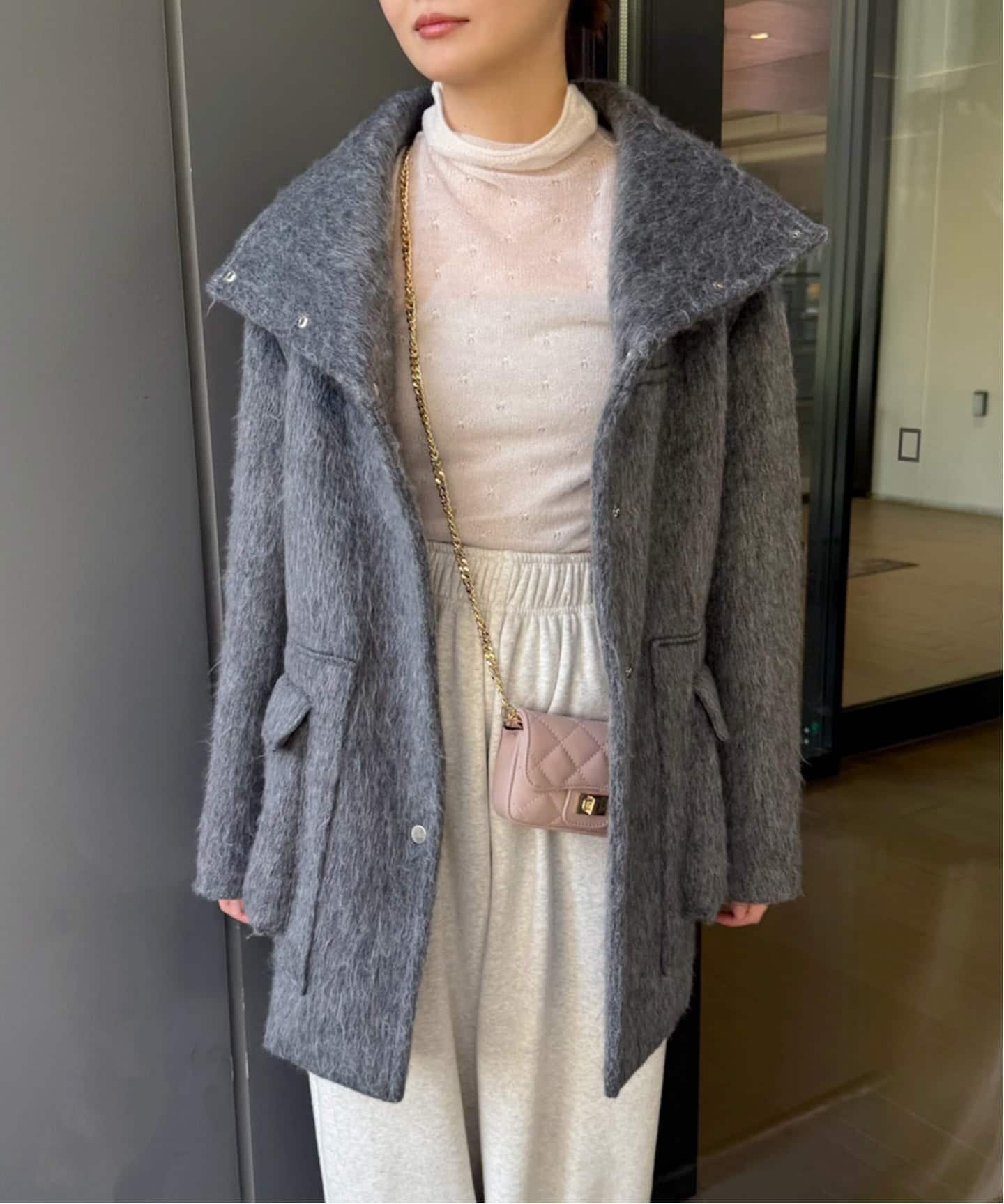 EDIT.FOR LULU｜【Hella/ヘラ】wool shaggy coat | Rakuten Fashion