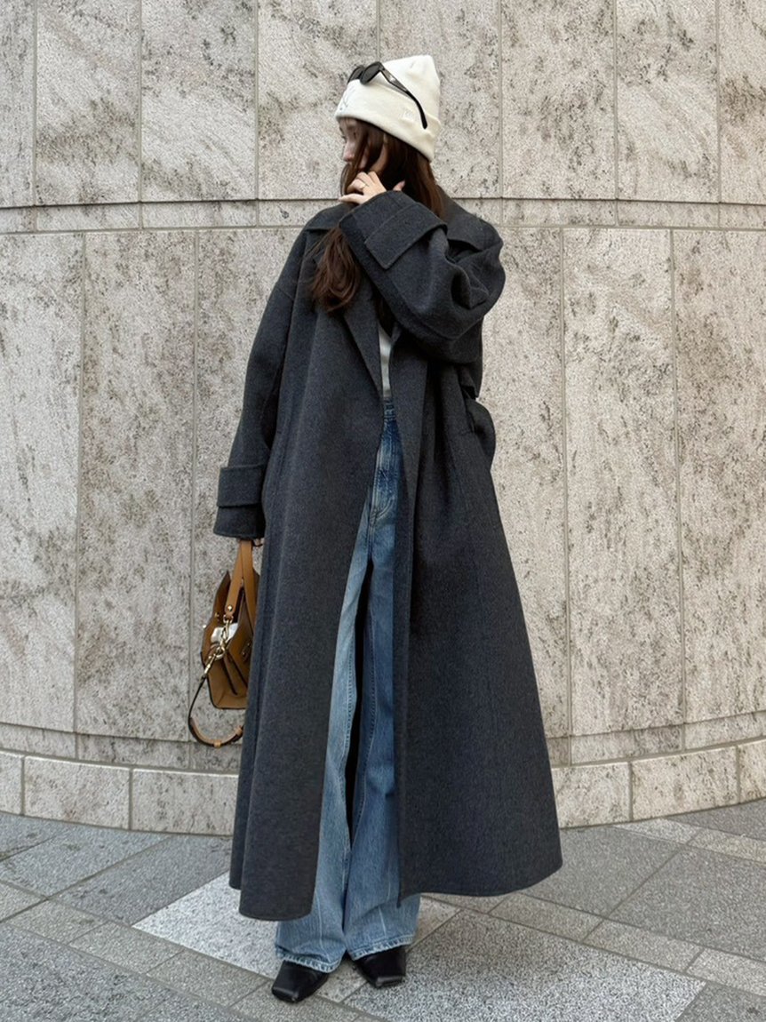 FRAY I.D｜ベルテッドガウンロングコート | Rakuten Fashion(楽天