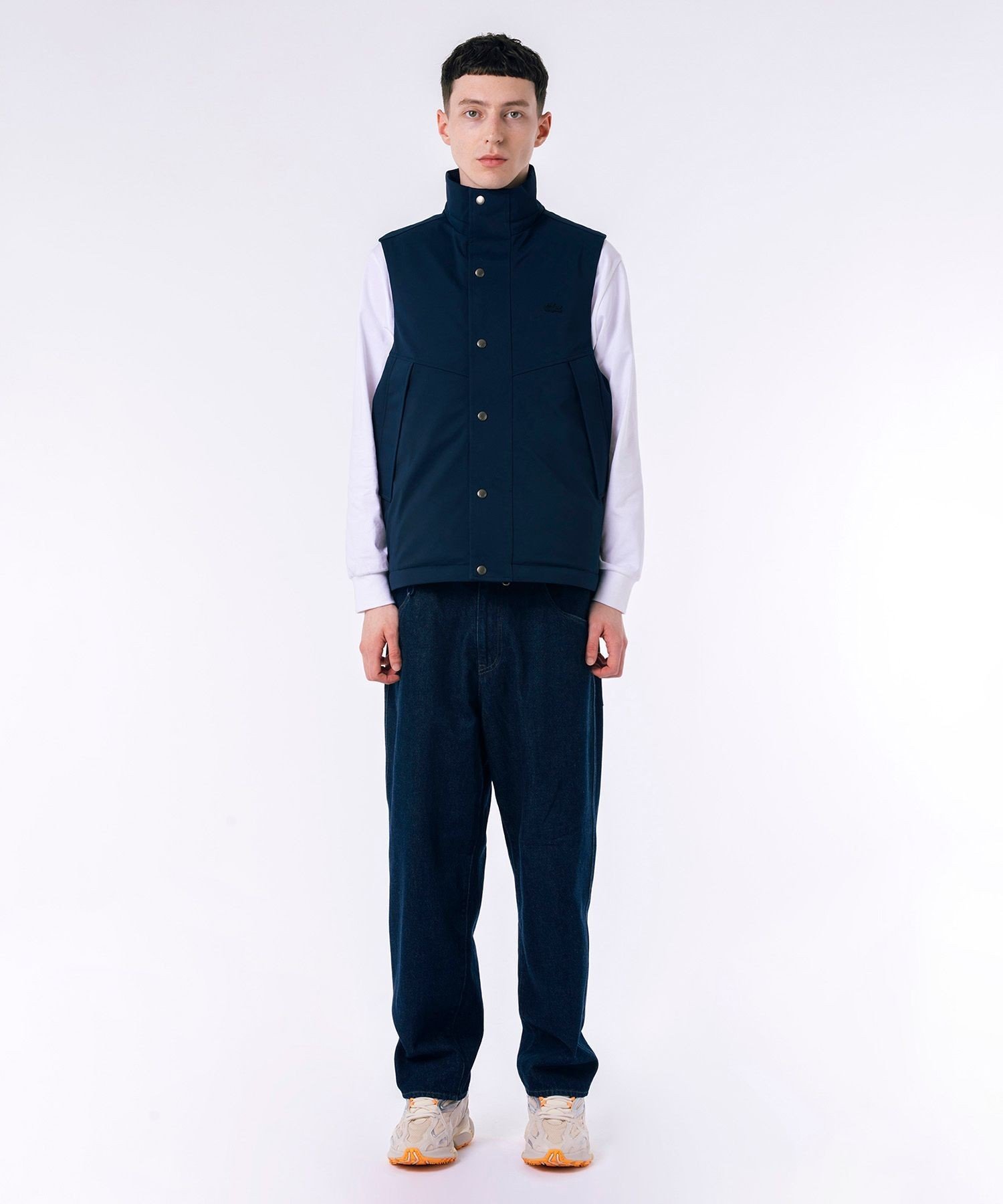 LACOSTE｜RDS認証ダウン 耐水透湿 ハイネック ジップアップ ピケダウン