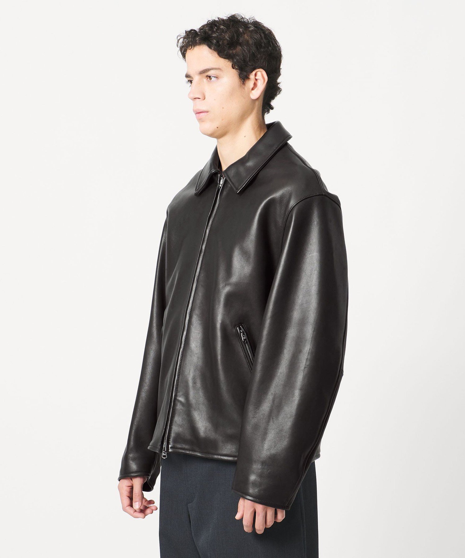 H BEAUTY&YOUTHラムレザージャケット BEAUTY&YOUTH UNITED ARROWS - モンキータイム ライダースジャケット