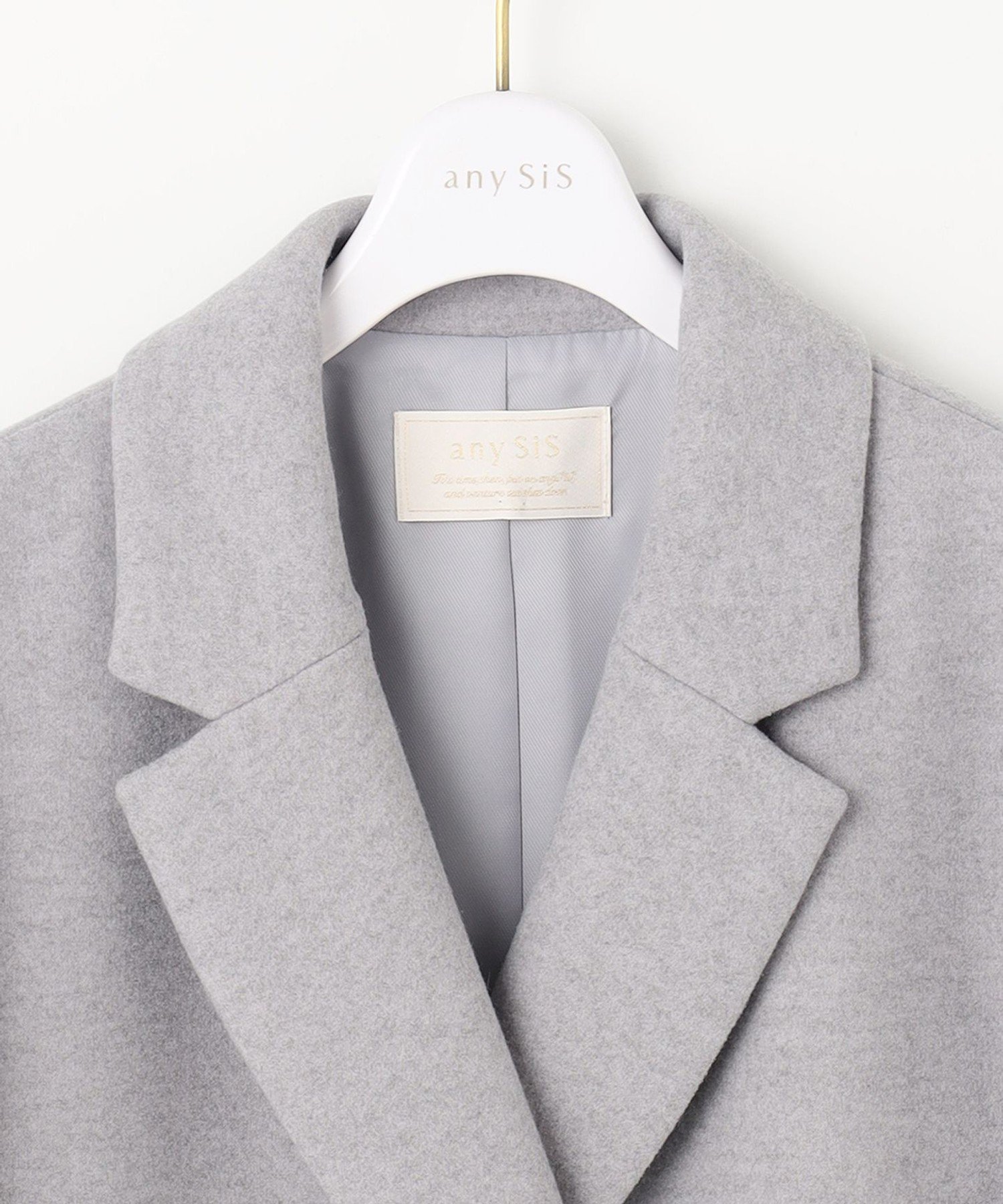ANY SIS｜ウールライクノーブルチェスター コート | Rakuten Fashion