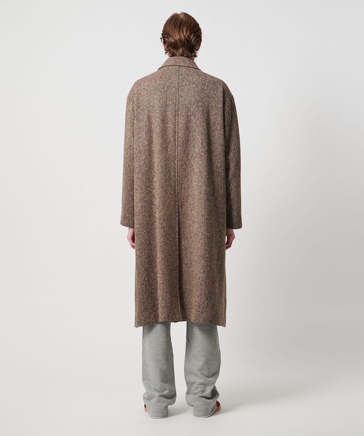 UNITED ARROWS ネップ ツイード バルマカーン コート 24AW UNITED ARROWS & SONS＞ COL/NEP TWEED BAL COAT/バルマカーンコート