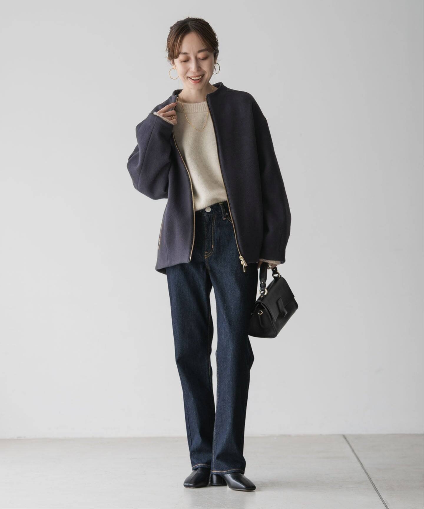 NOBLE｜MTRレイズドネックジップコート | Rakuten Fashion(楽天
