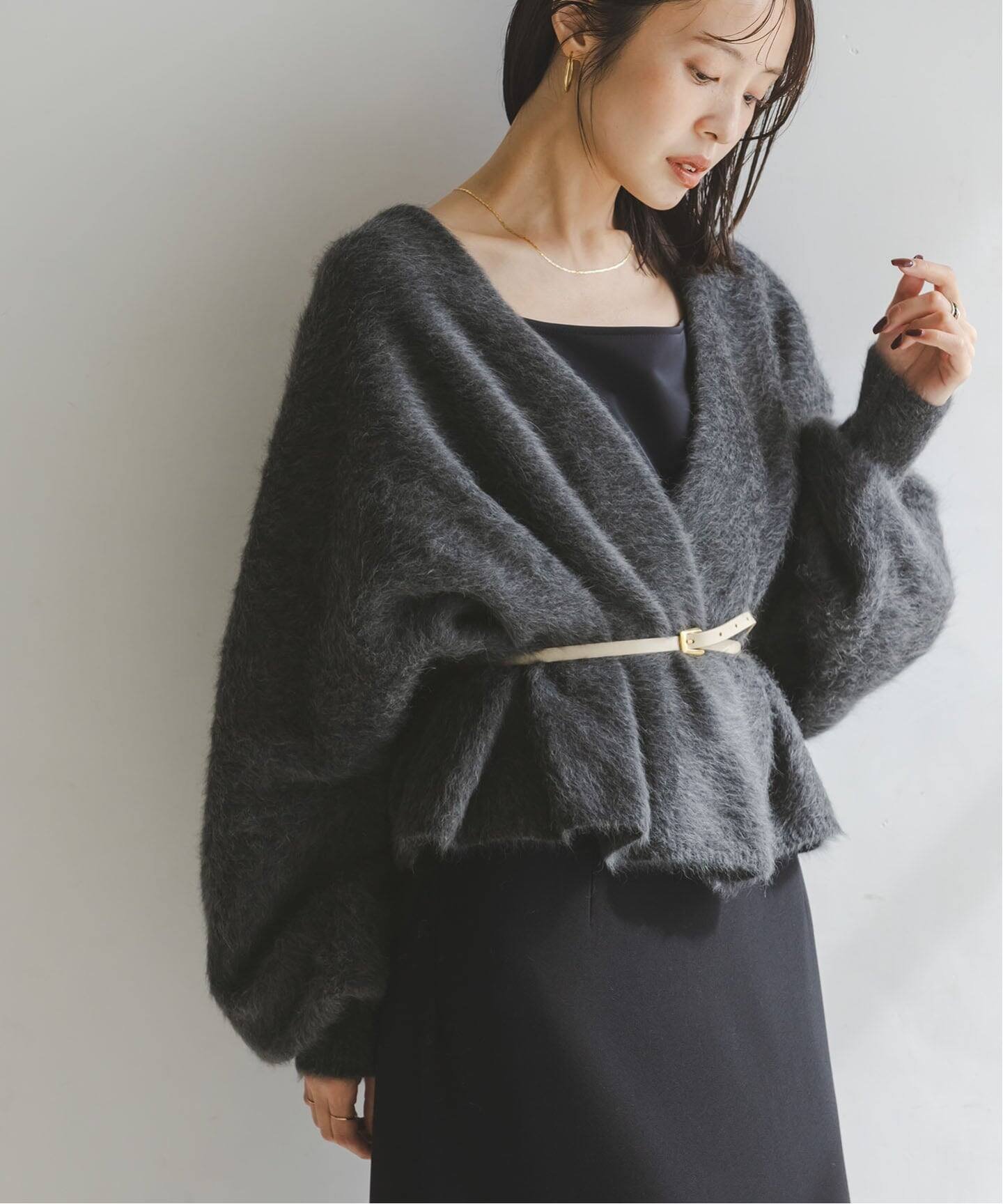 NOBLE｜FOX/Caファーニットカーディガン | Rakuten Fashion(楽天