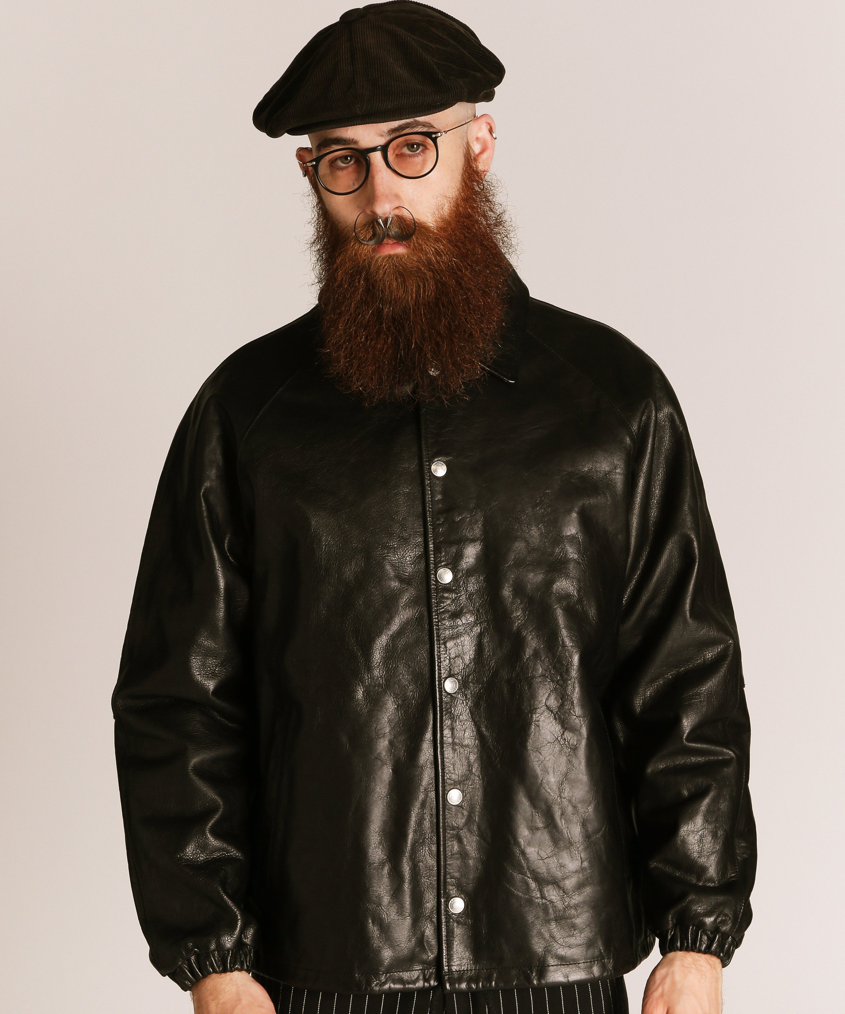 Schott｜LEATHER COACH JACKET/レザーコーチジャケット | Rakuten