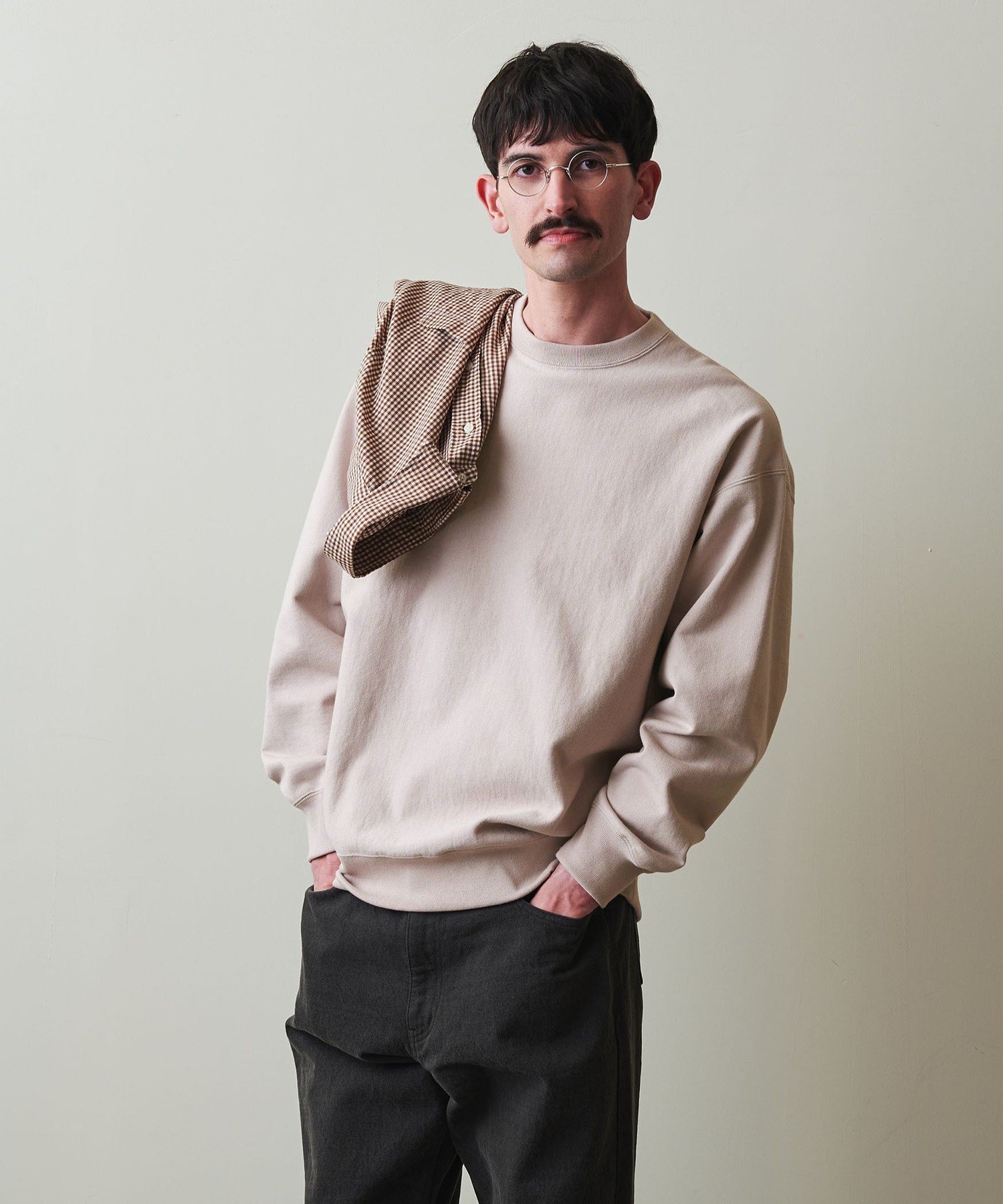 スティーブンアラン 起毛　裏毛セットイン クルーネック スウェット　L Steven Alan（スティーブンアラン）の「＜Steven Alan＞ セットイン