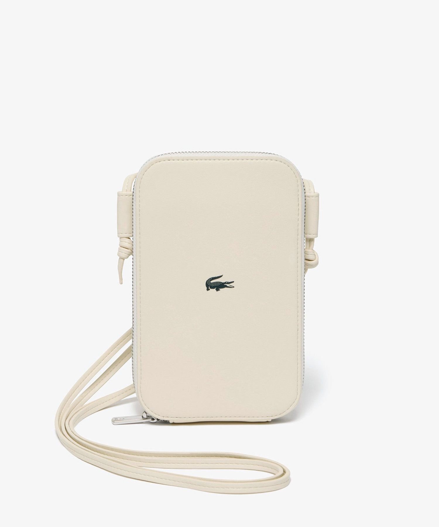 LACOSTE｜ワンポイントワニロゴスマホポーチ Size: 11.5 x 18.5 x 2cm