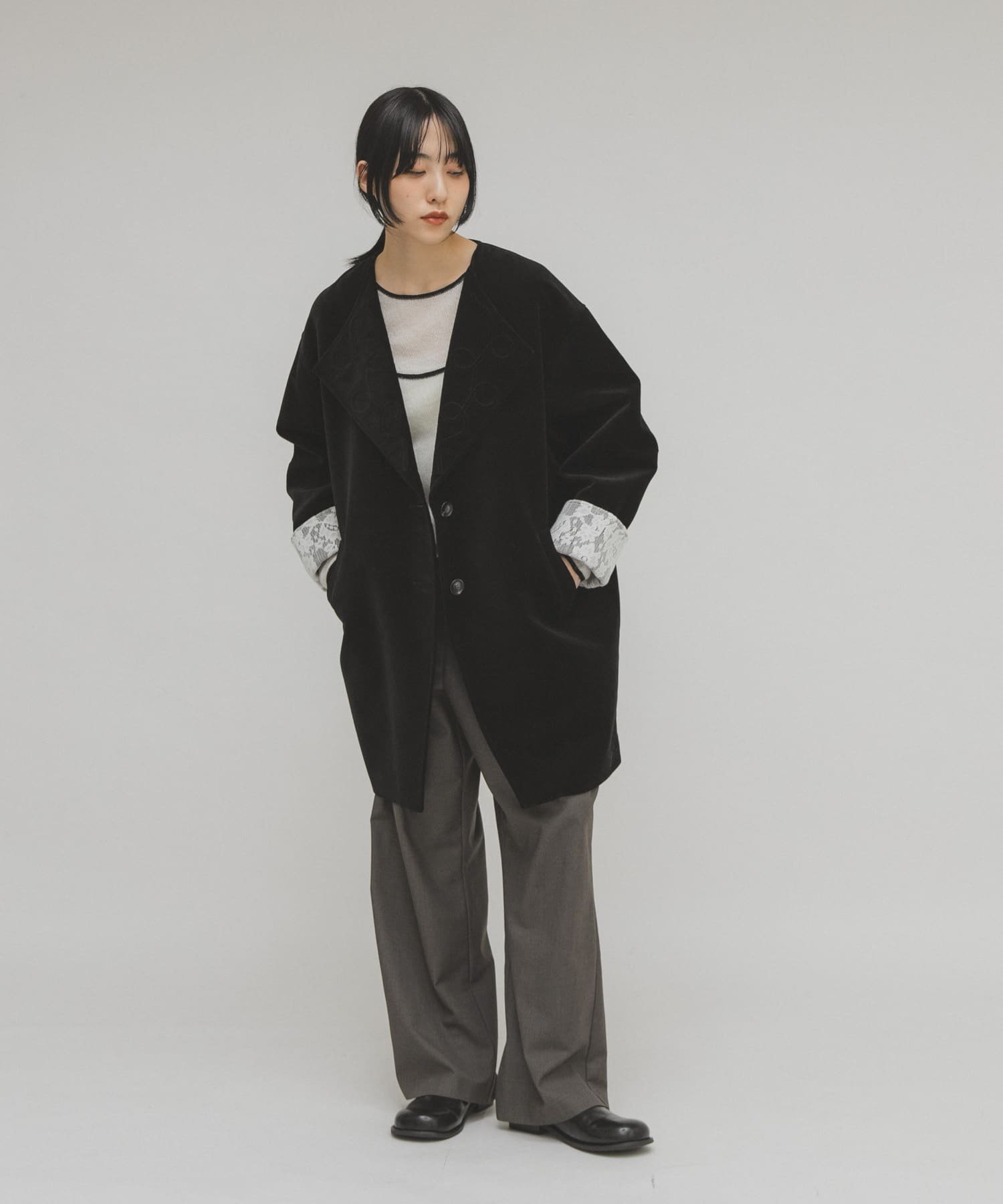KBF｜ベロアBIGジャケット | Rakuten Fashion(楽天ファッション／旧