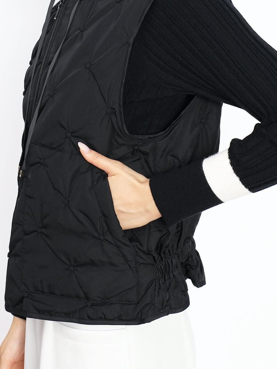 Vin｜ドットキルティングジップベスト | Rakuten Fashion(楽天