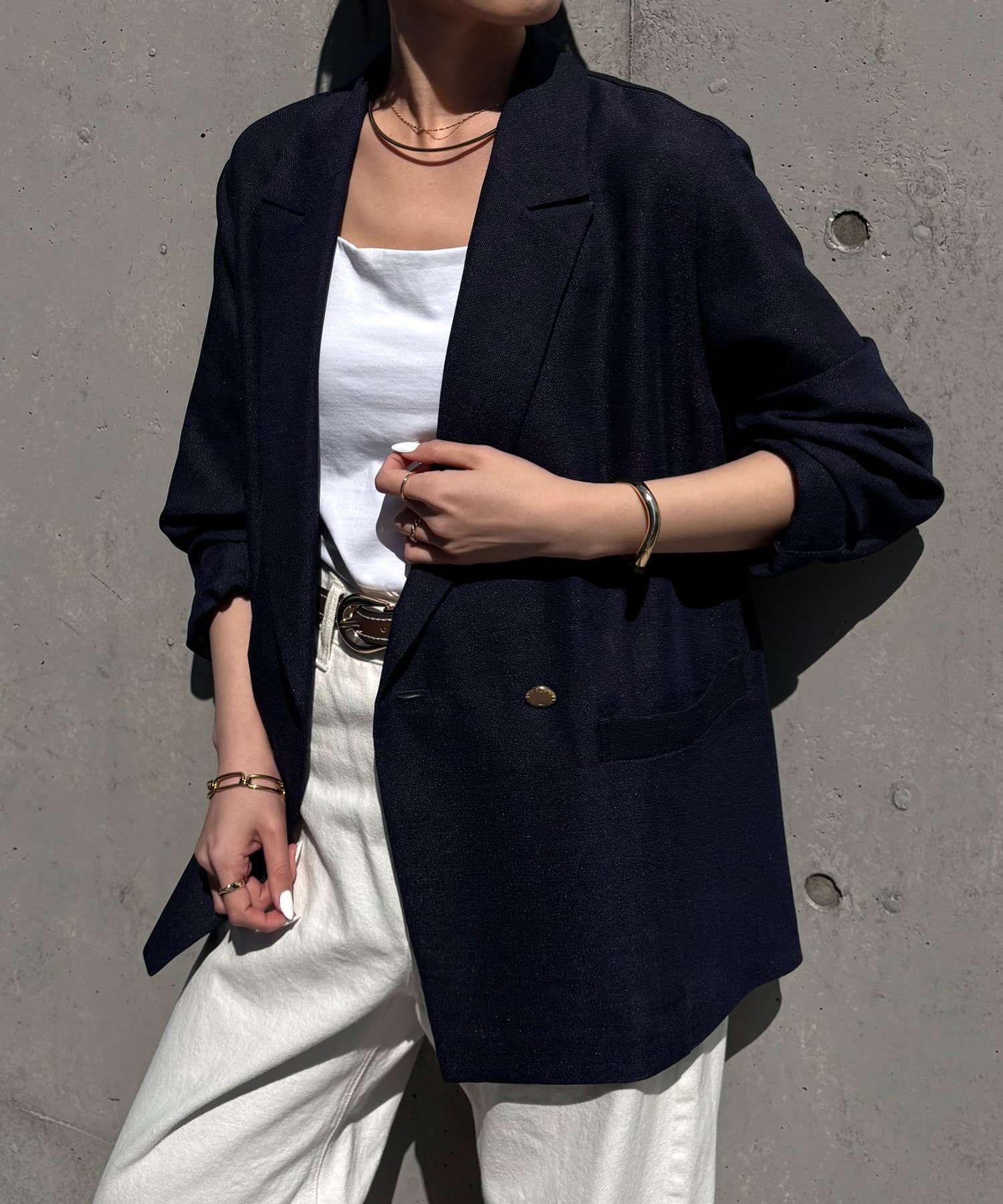 COLLAGE GALLARDAGALANTE｜メッシュダブルジャケット | Rakuten