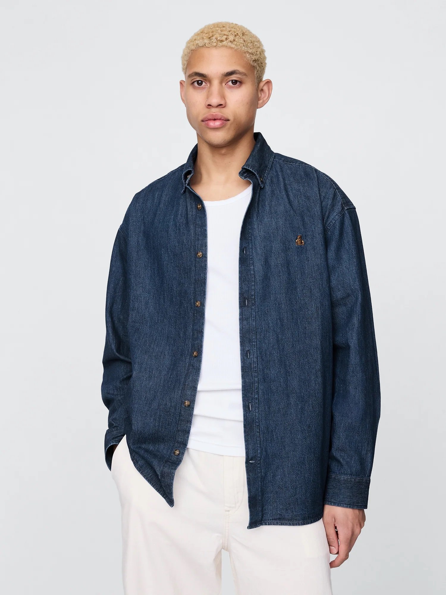 GAP｜(U)ブラナンベア デニム ビッグシャツ | Rakuten Fashion(楽天