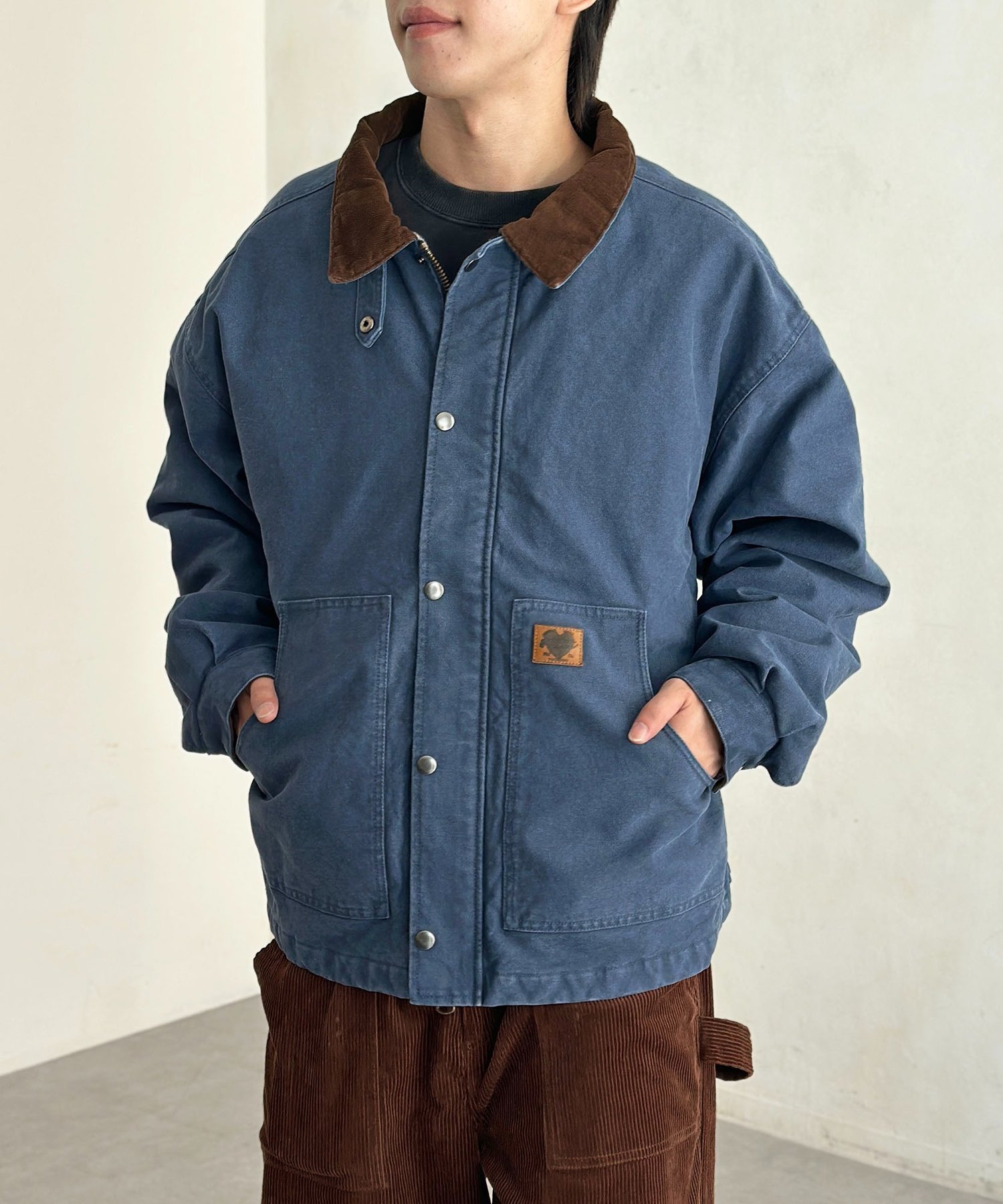 CPCM｜襟コーデュロイワークジャケット | Rakuten Fashion(楽天