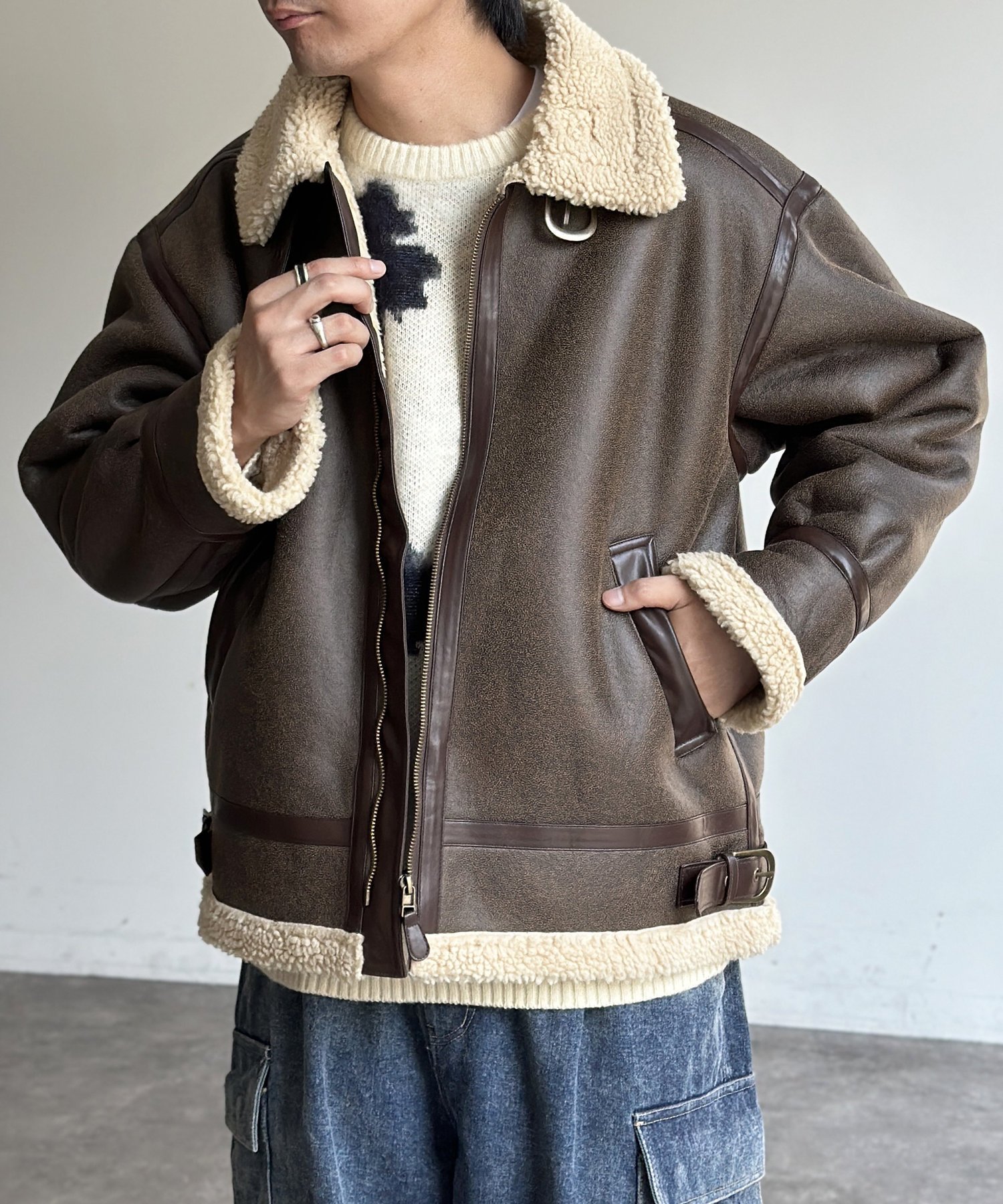 CPCM｜B-3フェイクムートンジャケット | Rakuten Fashion(楽天