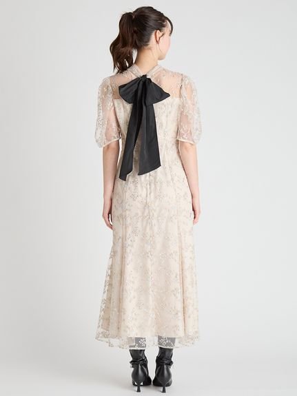CELFORD｜バックリボンスモールフラワードレス | Rakuten Fashion(楽天