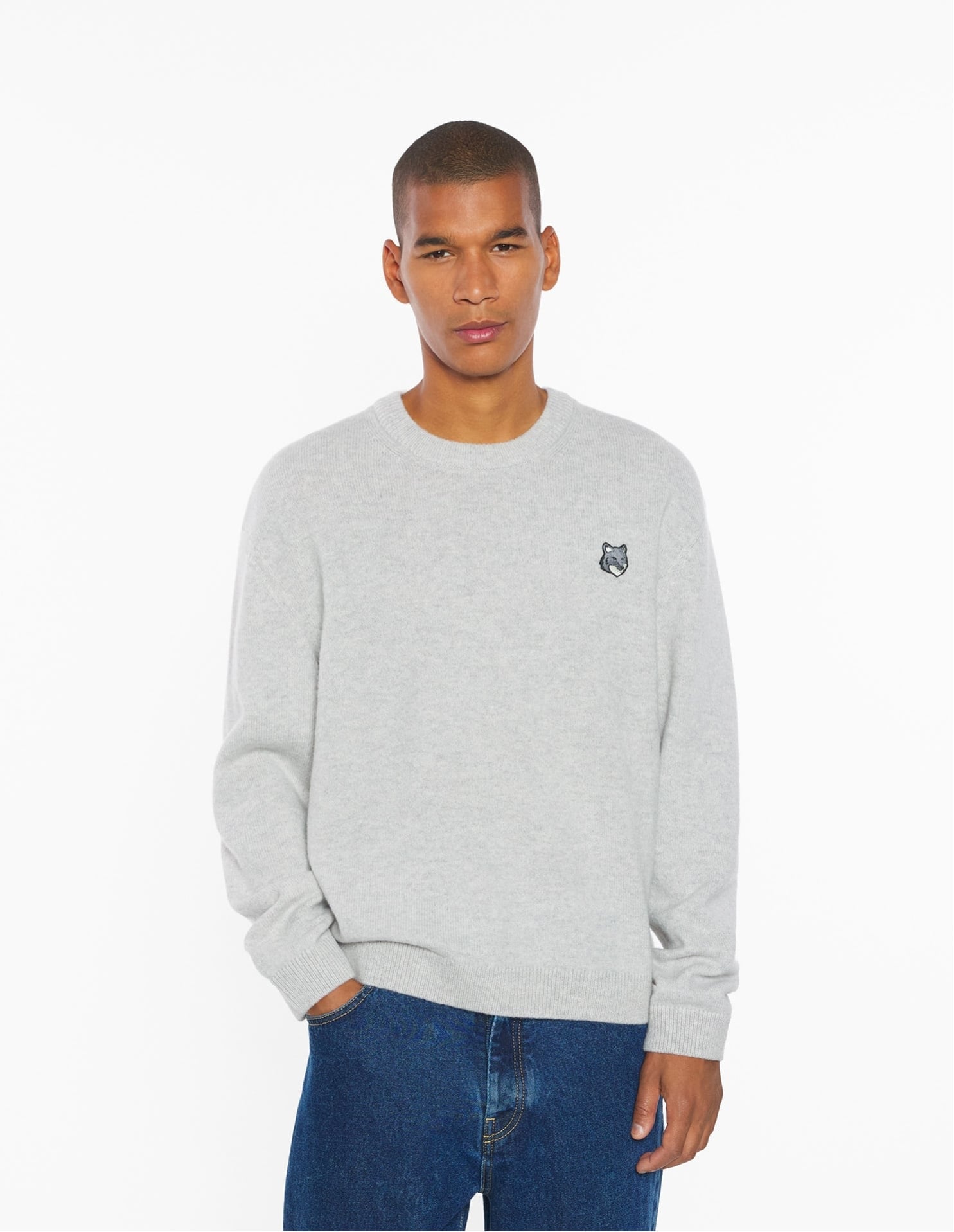 MAISON KITSUNE｜(M)FOX HEAD LAMBSWOOL COMFORT JUMPER | Rakuten