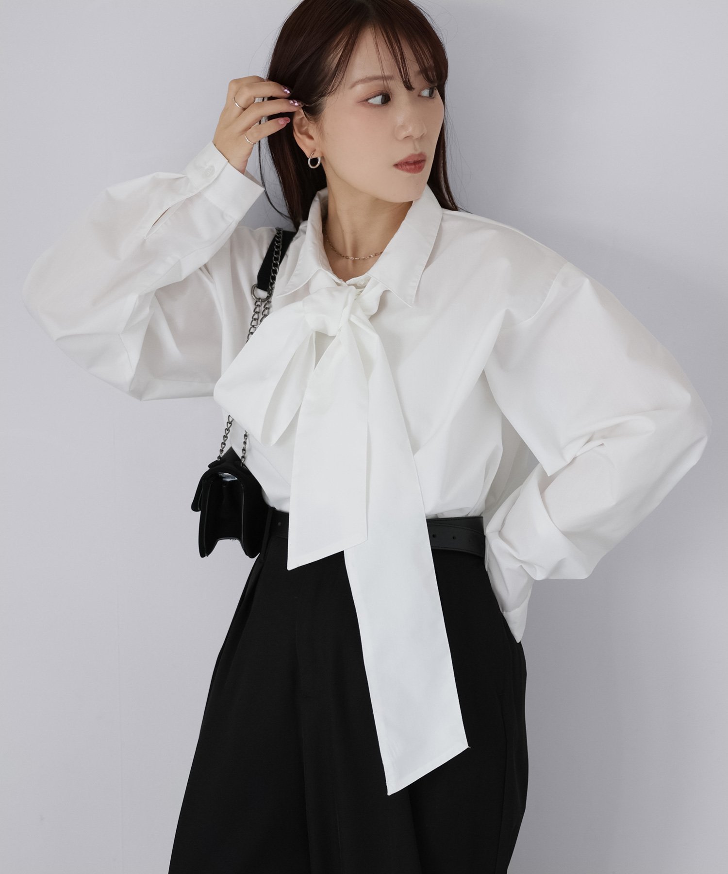 Riberry｜ボウタイリボンシャツ | Rakuten Fashion(楽天ファッション