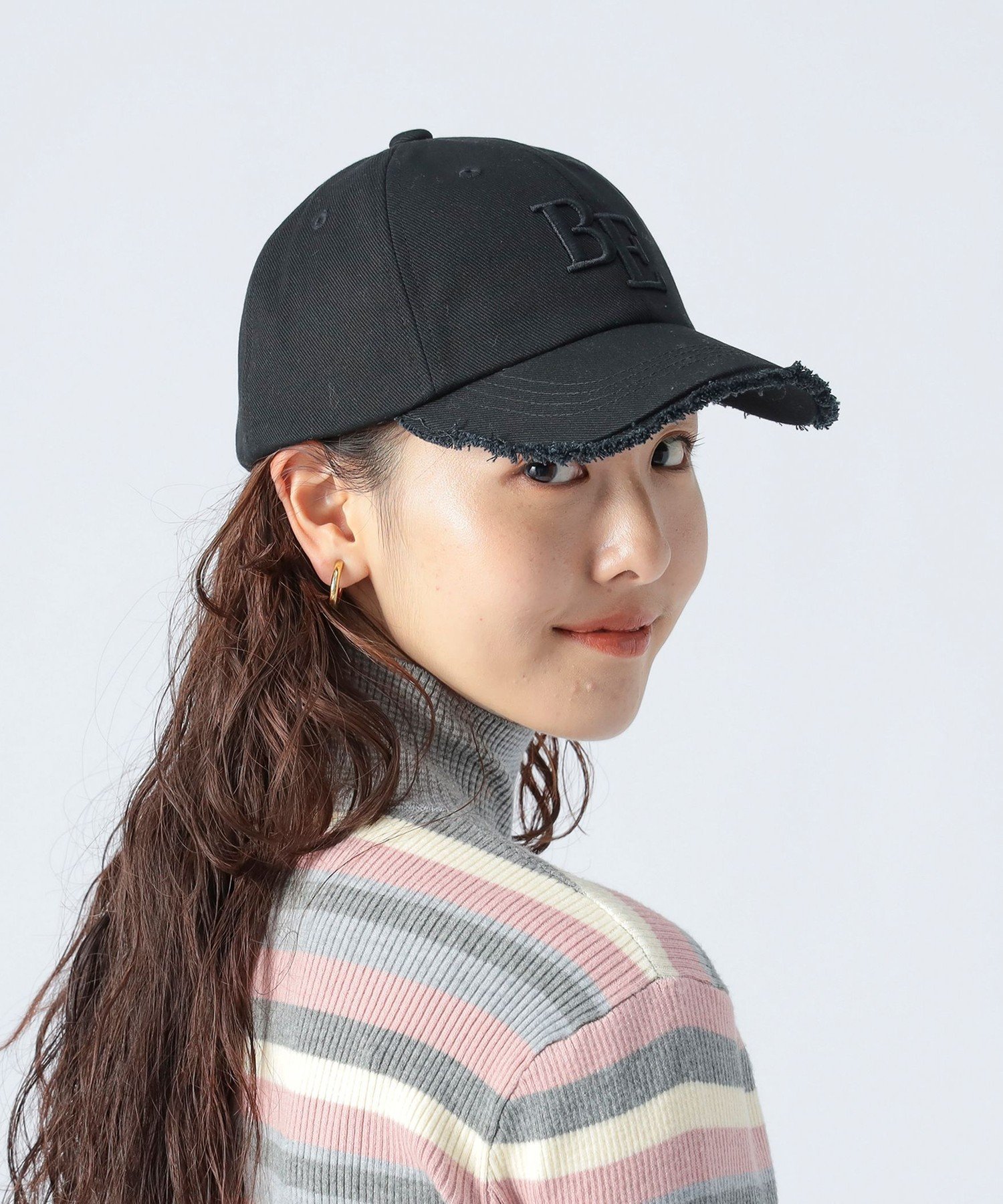 BEAMS HEART｜フリンジ ロゴ刺繍 キャップ | Rakuten Fashion(楽天