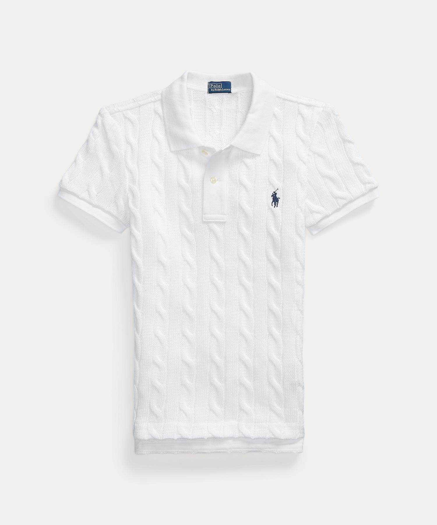 RALPH LAUREN｜ケーブルニット ポロシャツ | Rakuten Fashion(楽天