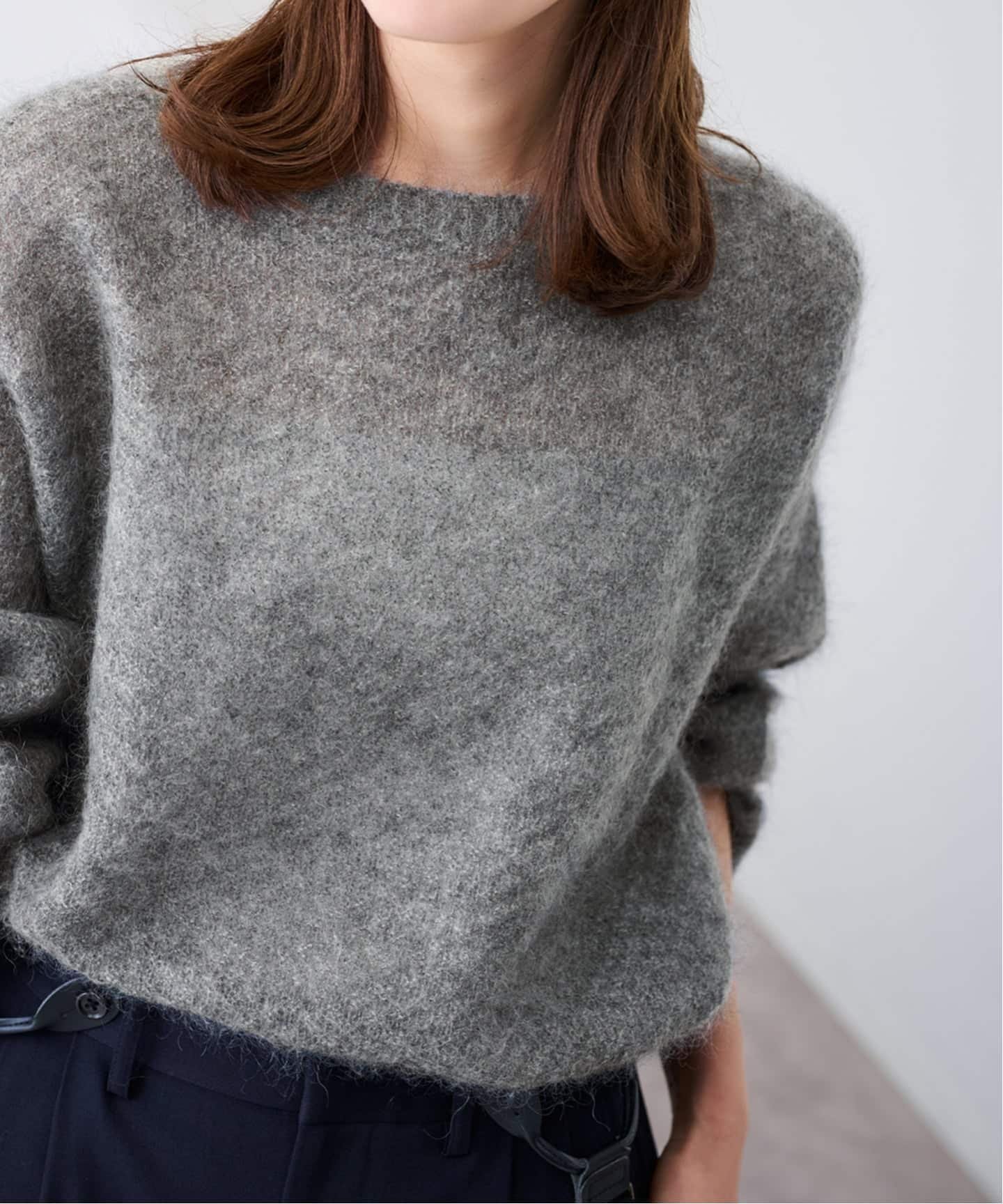 FRAMeWORK｜モヘヤmix カノコ柄プルオーバー | Rakuten Fashion(楽天
