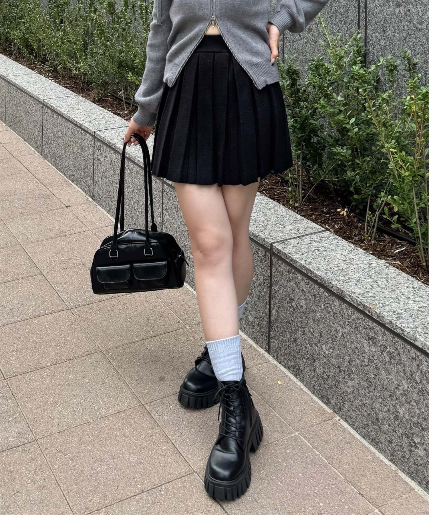 clear｜ニットプリーツミニスカート | Rakuten Fashion(楽天