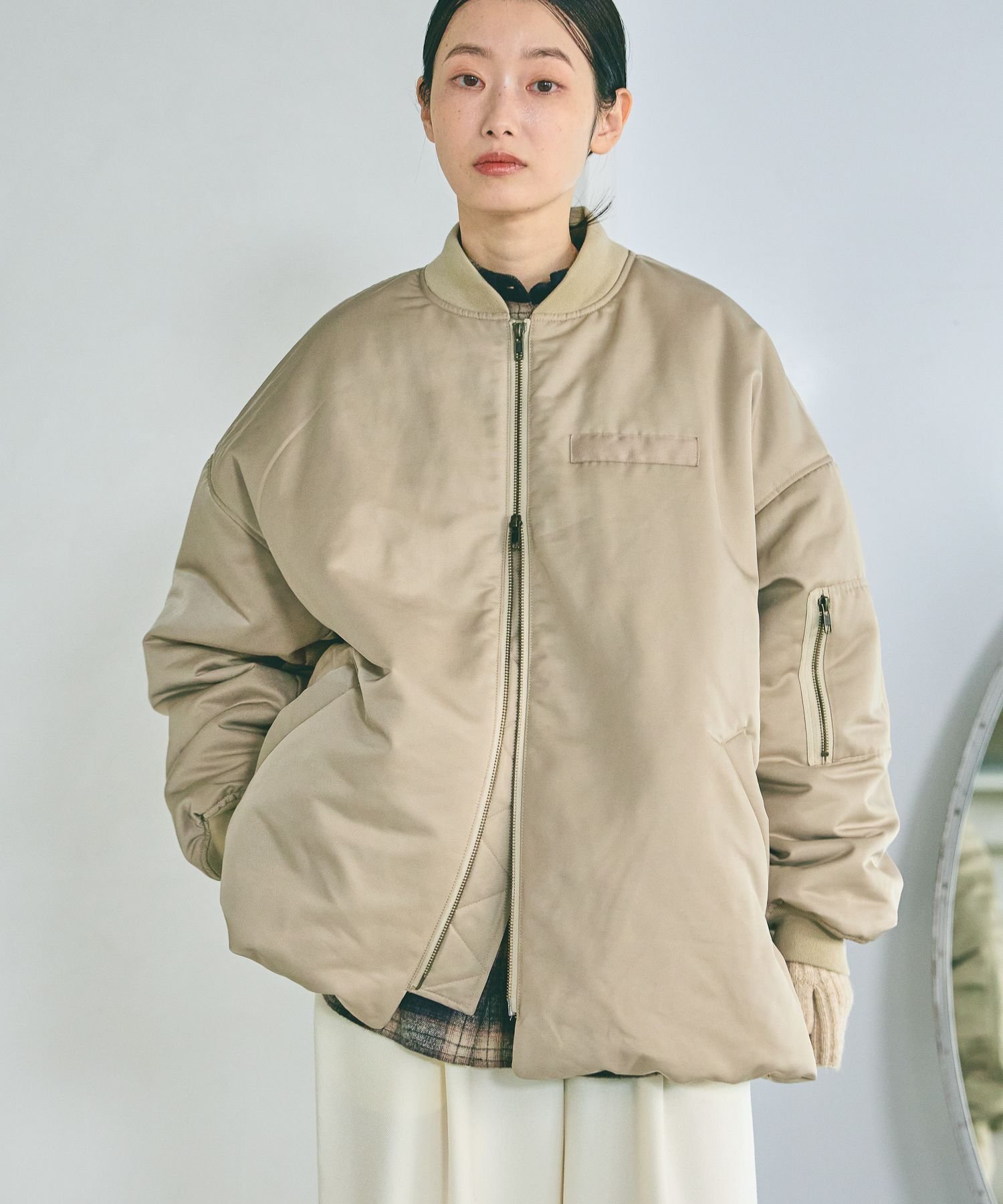 LAKOLE｜中綿ボンバージャケット | Rakuten Fashion(楽天ファッション