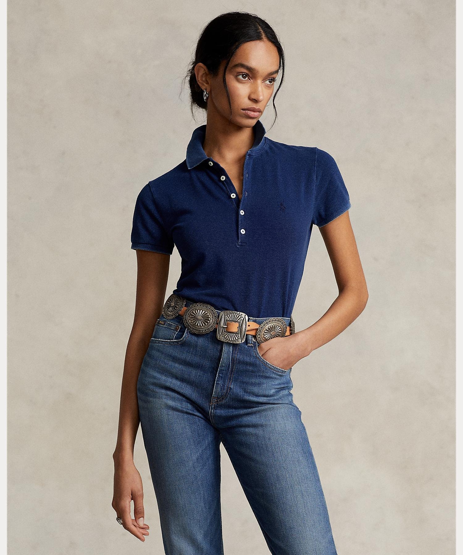 RALPH LAUREN｜スリム フィット ストレッチ ポロシャツ | Rakuten