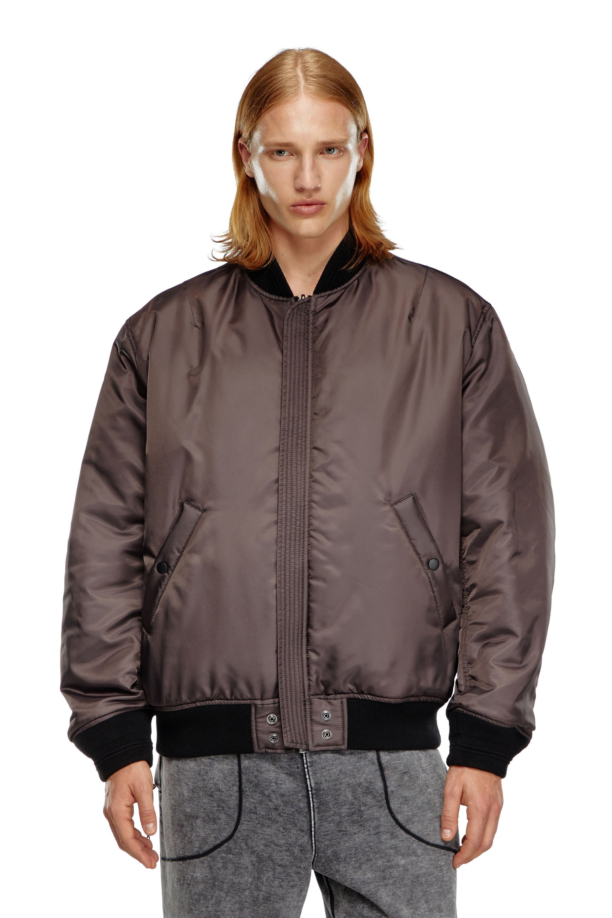 DIESEL｜メンズ ボンバージャケット エンブロイダリー | Rakuten
