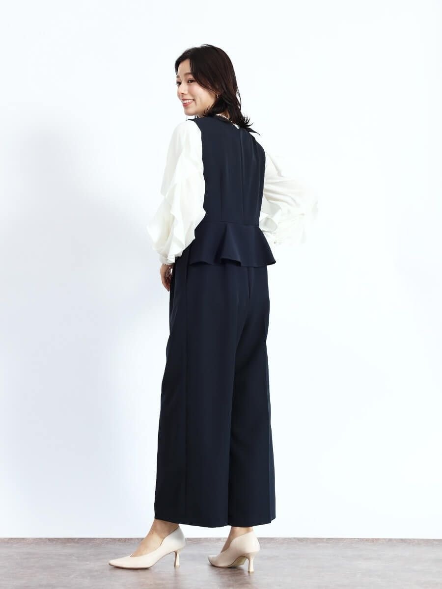 Vin｜アシンメトリーフリルオールインワン | Rakuten Fashion(楽天