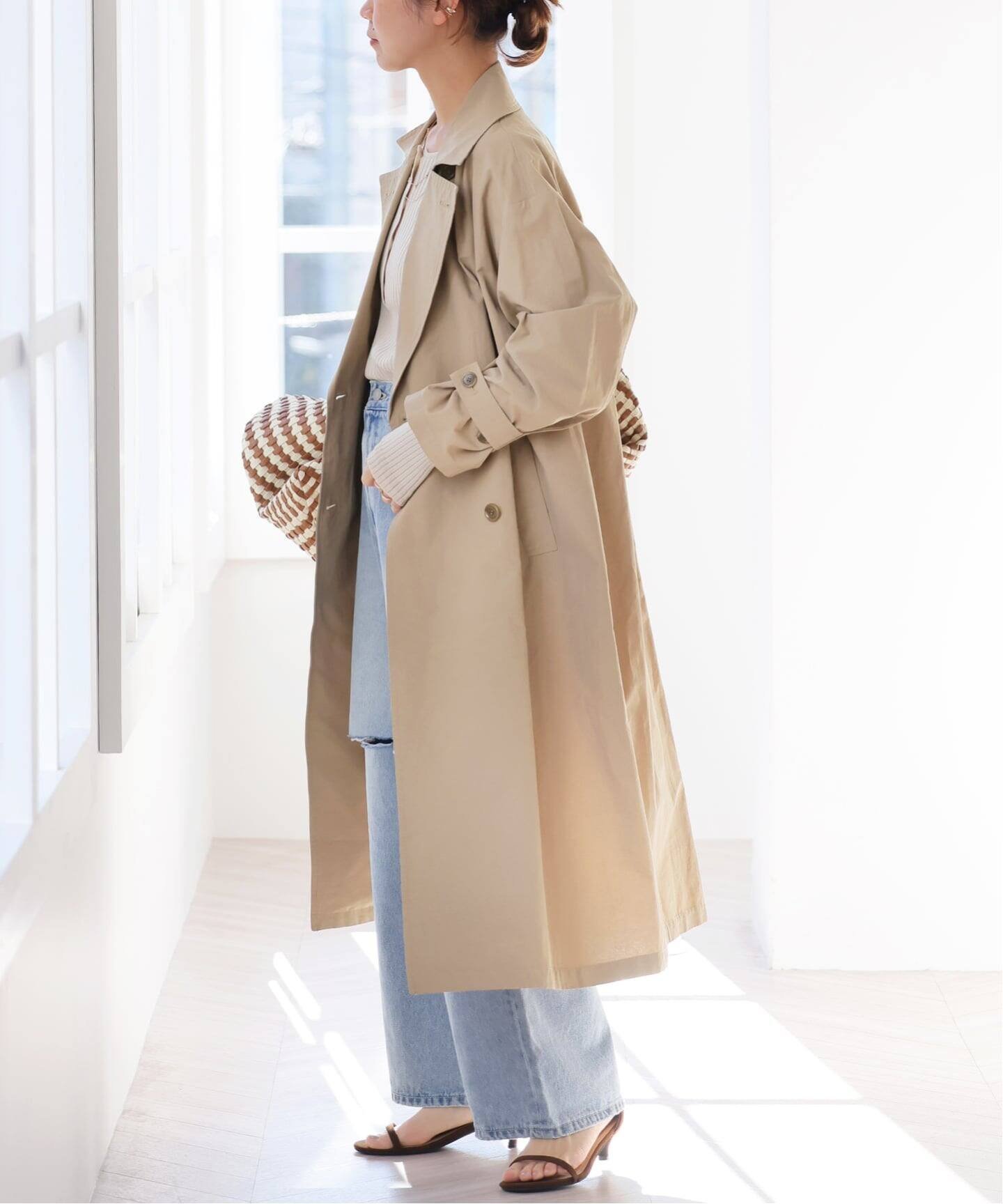 Spick & Span｜《新色有り / 追加》C/Pミドル丈トレンチコート