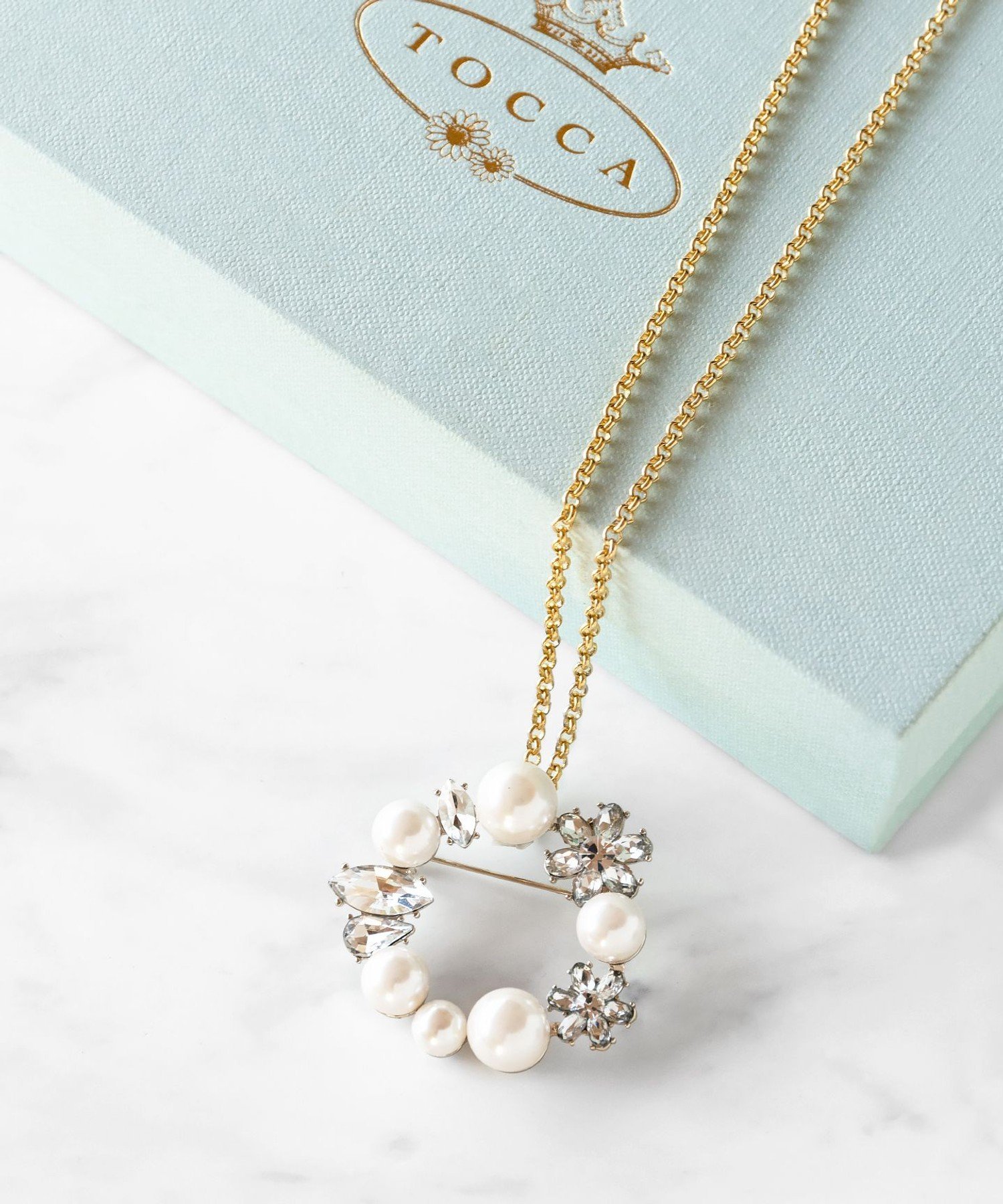 TOCCA｜BOUQUET BROOCH NECKLACE 2WAY ブローチネックレス | Rakuten
