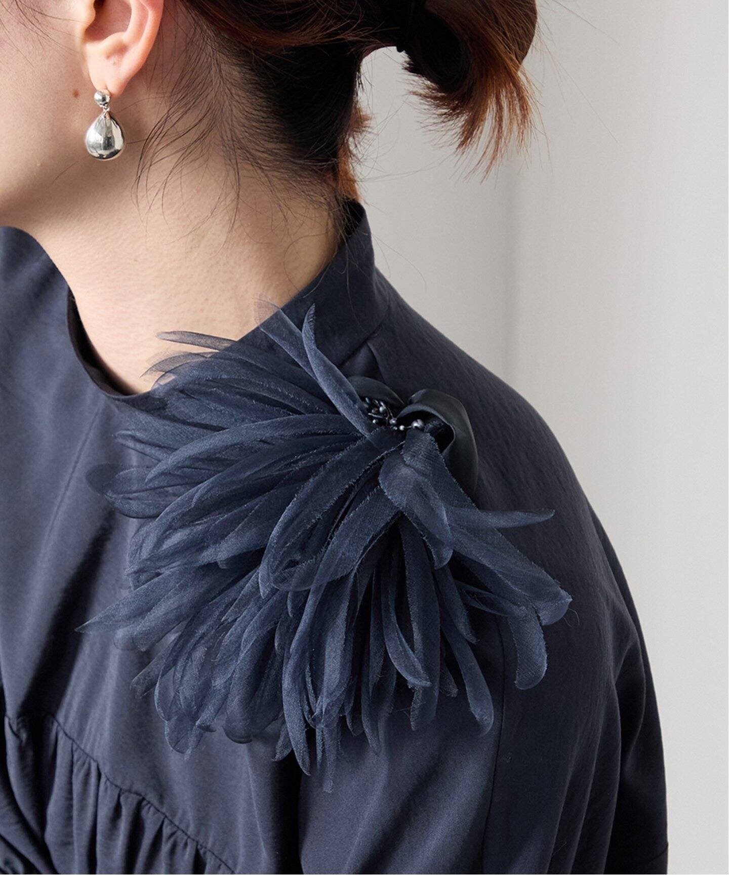 VERMEIL par iena｜《追加》シルクオーガンジーコサージュ | Rakuten