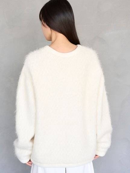 SNIDEL｜ファーライクミドルニットジャケット | Rakuten Fashion(楽天
