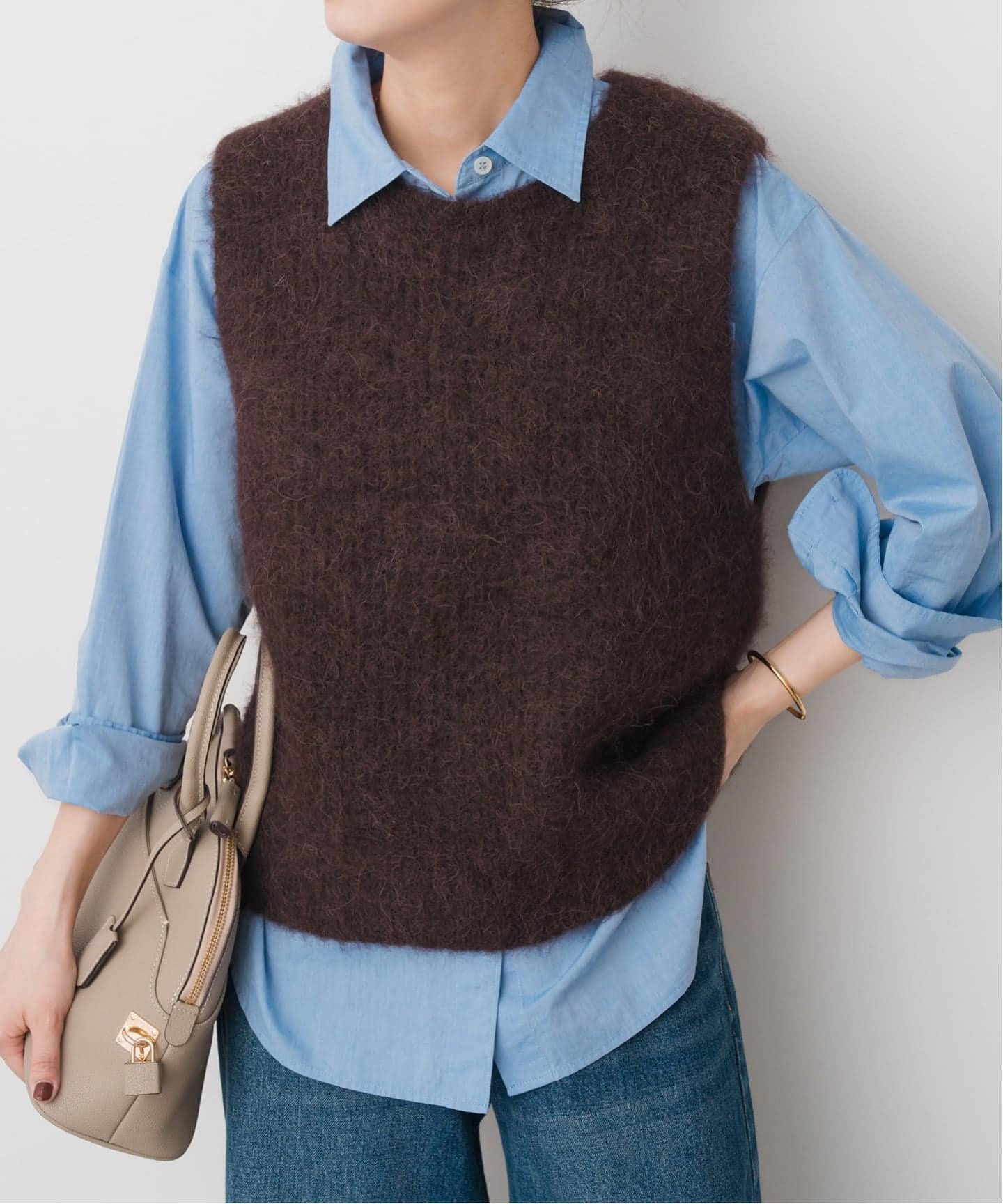 Spick & Span｜アルパカ混ニットベスト | Rakuten Fashion(楽天