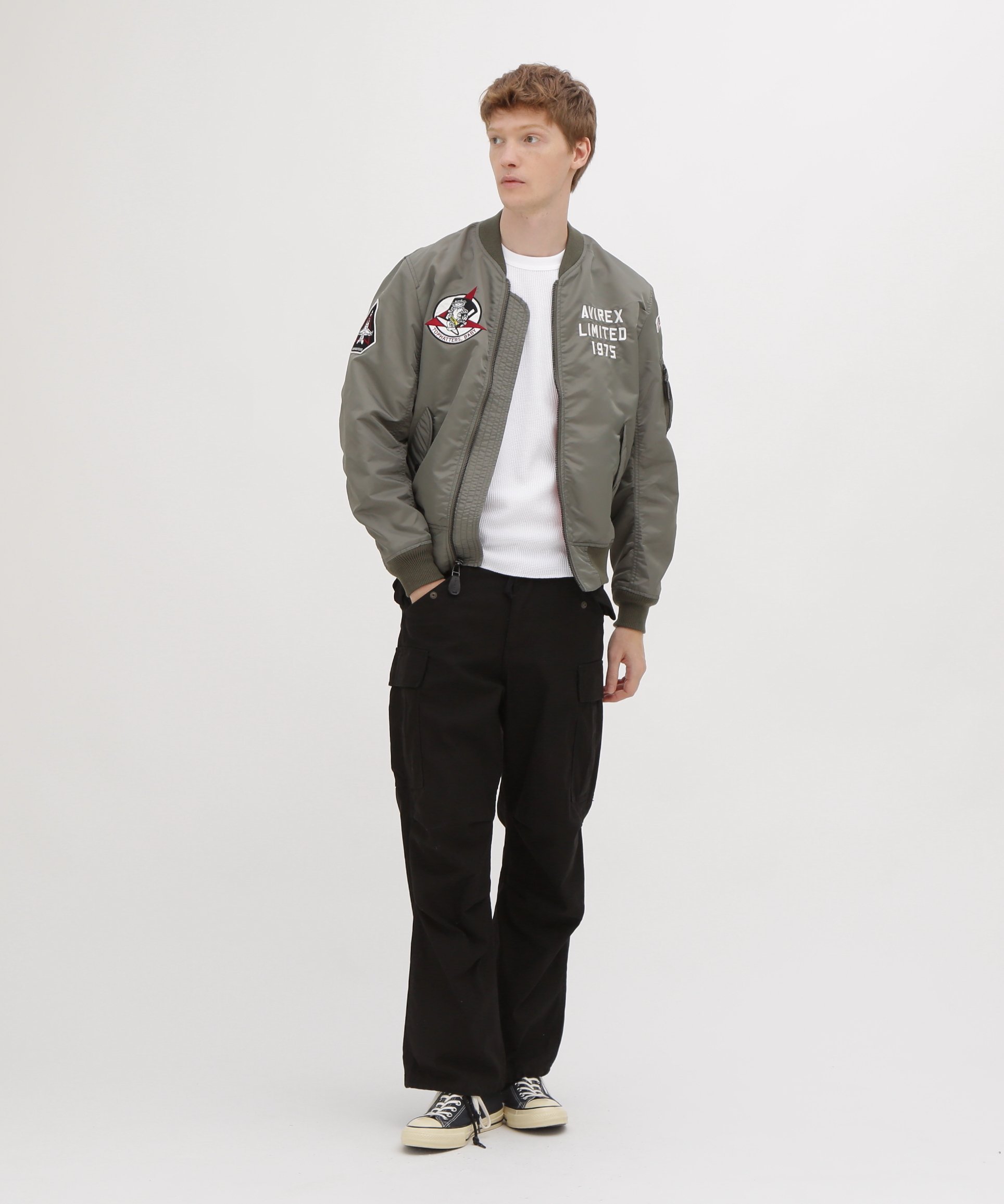 AVIREX｜《WEB&DEPOT限定》LIGHT MA-1 TOPHATTERS | Rakuten Fashion