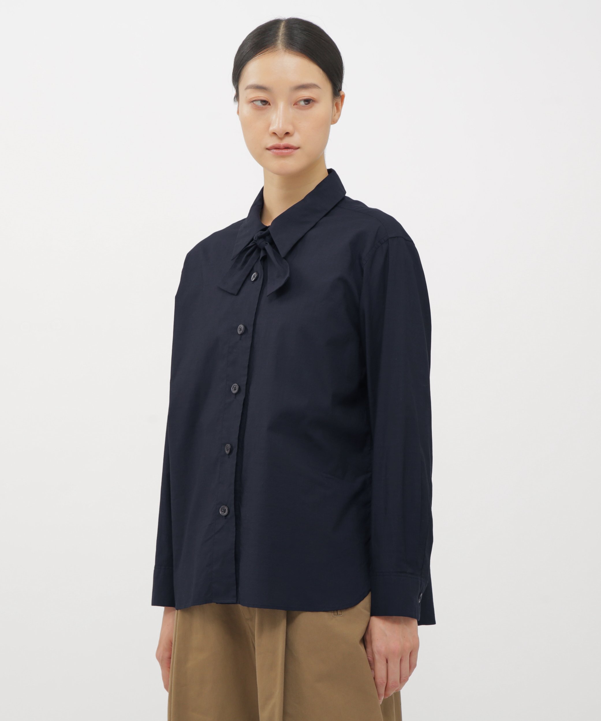 MARGARET HOWELL｜WASHED COTTON POPLIN SHIRT | Rakuten Fashion(楽天
