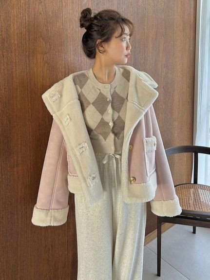 SNIDEL｜アーガイルニットアンサンブル | Rakuten Fashion(楽天