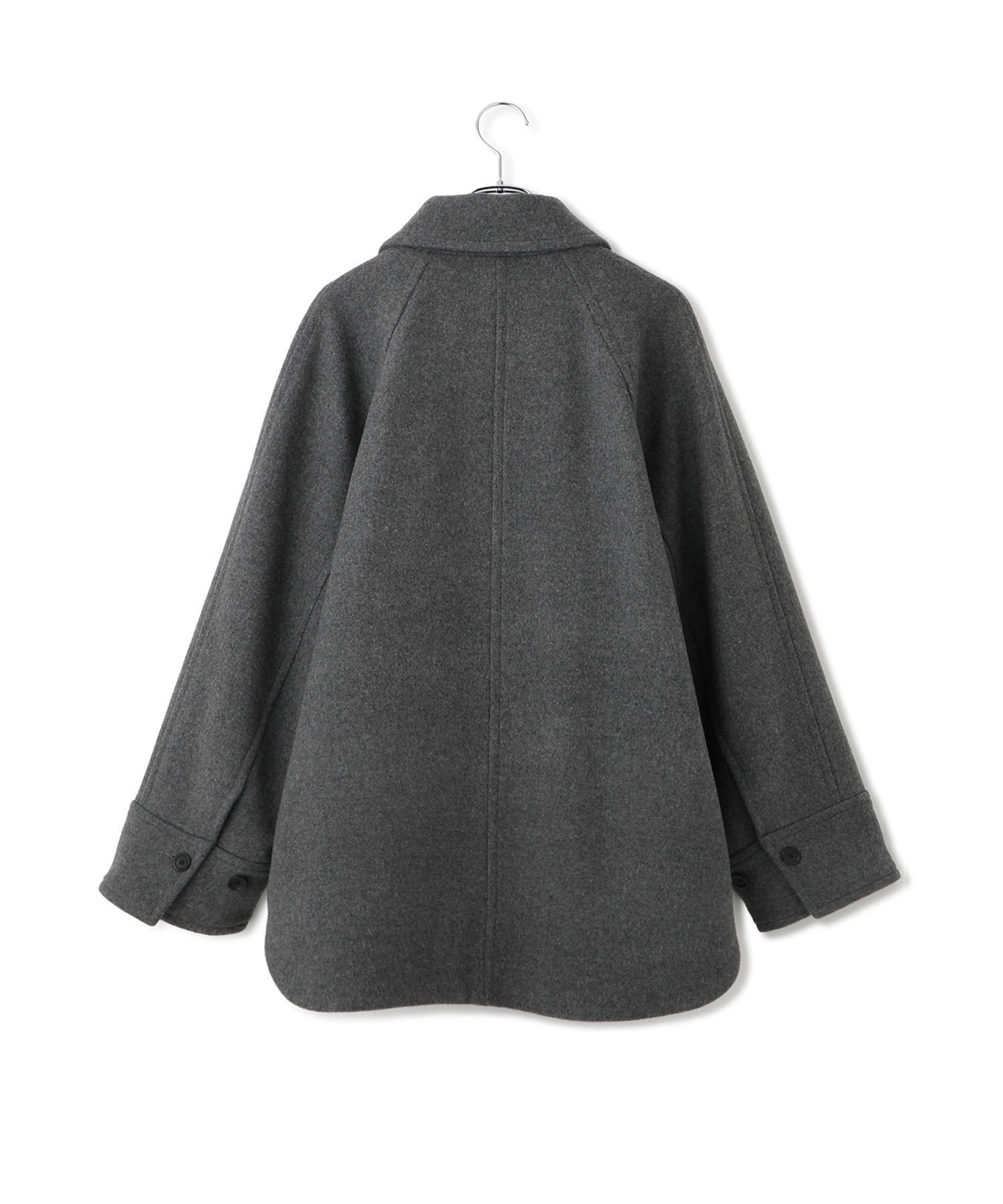 ADAM ET ROPE'｜Super140'sメルトンシャツコート | Rakuten Fashion