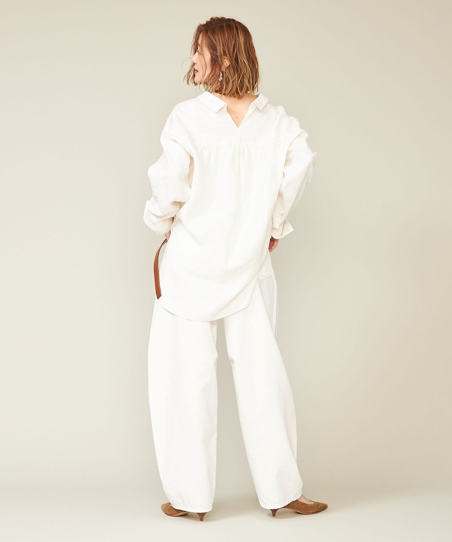 conte デニムワイドパンツ DEUX サイズ24 UNITED ARROWS｜【別注】<upper hights for conte> デニムワイドパンツ