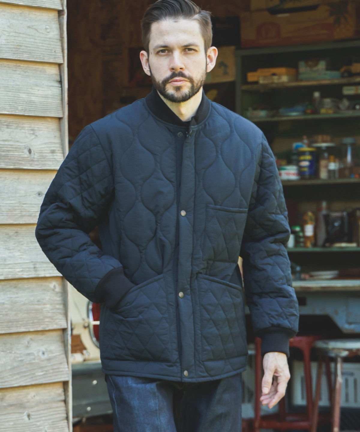 MR.OLIVE｜LIGHT SHELL QUILTED NYLON /CWU-9P JACKET | Rakuten