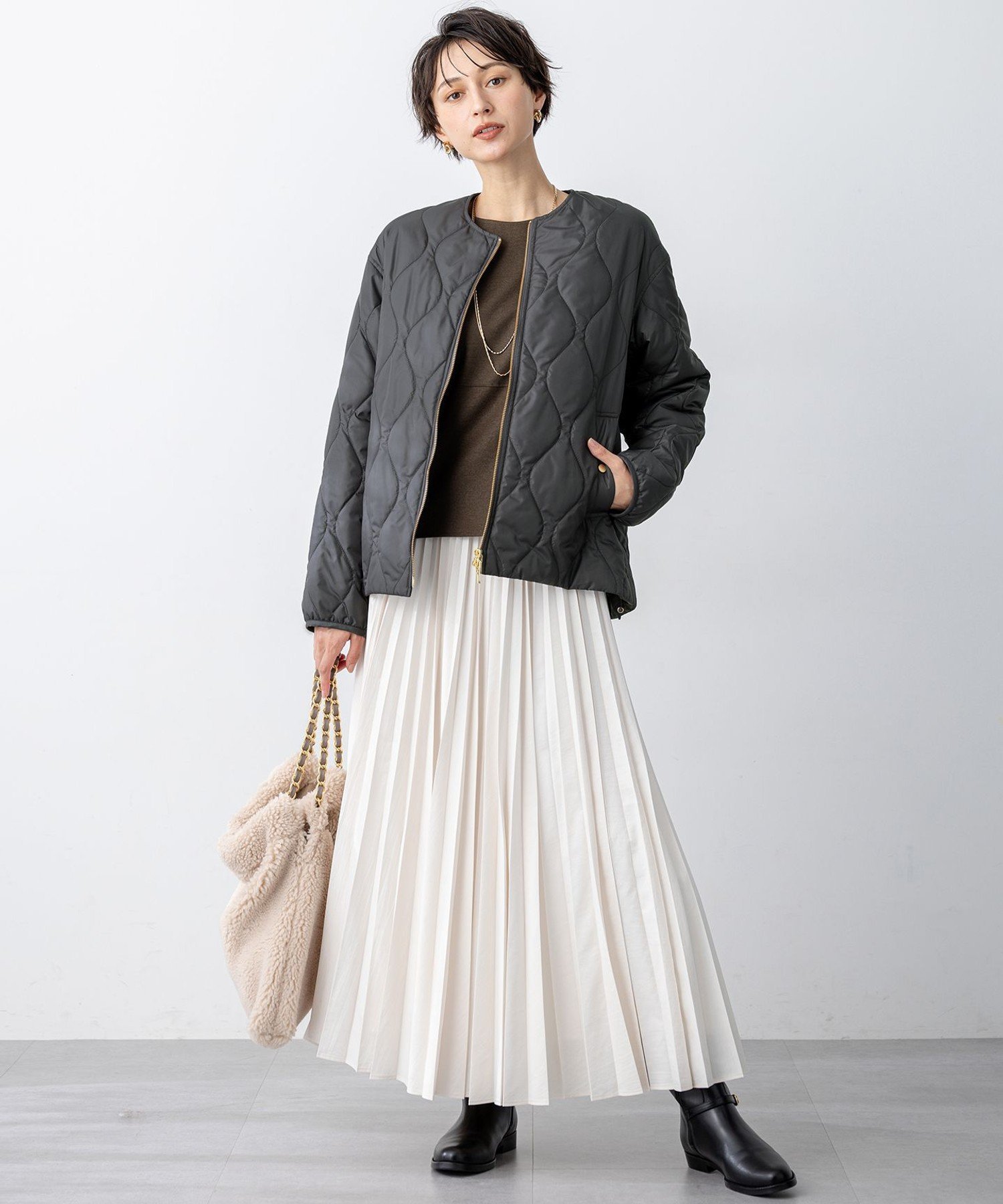 23区｜中綿パディング コンパクト アウター | Rakuten Fashion(楽天