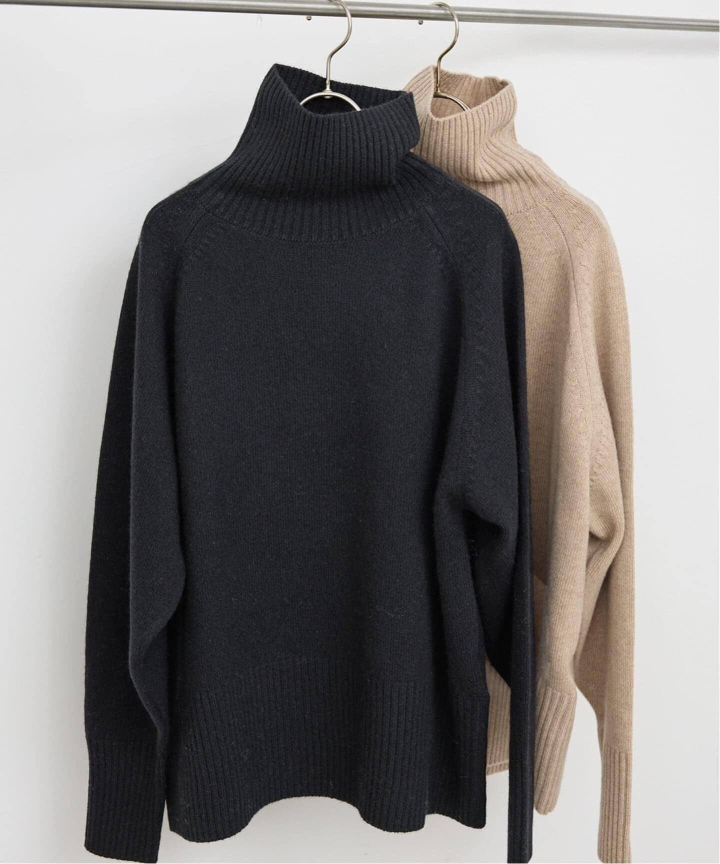 Spick & Span｜ウールカシミヤ ラグランタートルニット | Rakuten