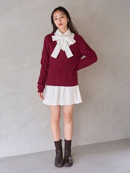 SNIDEL｜シャツコンビチュニック | Rakuten Fashion(楽天ファッション